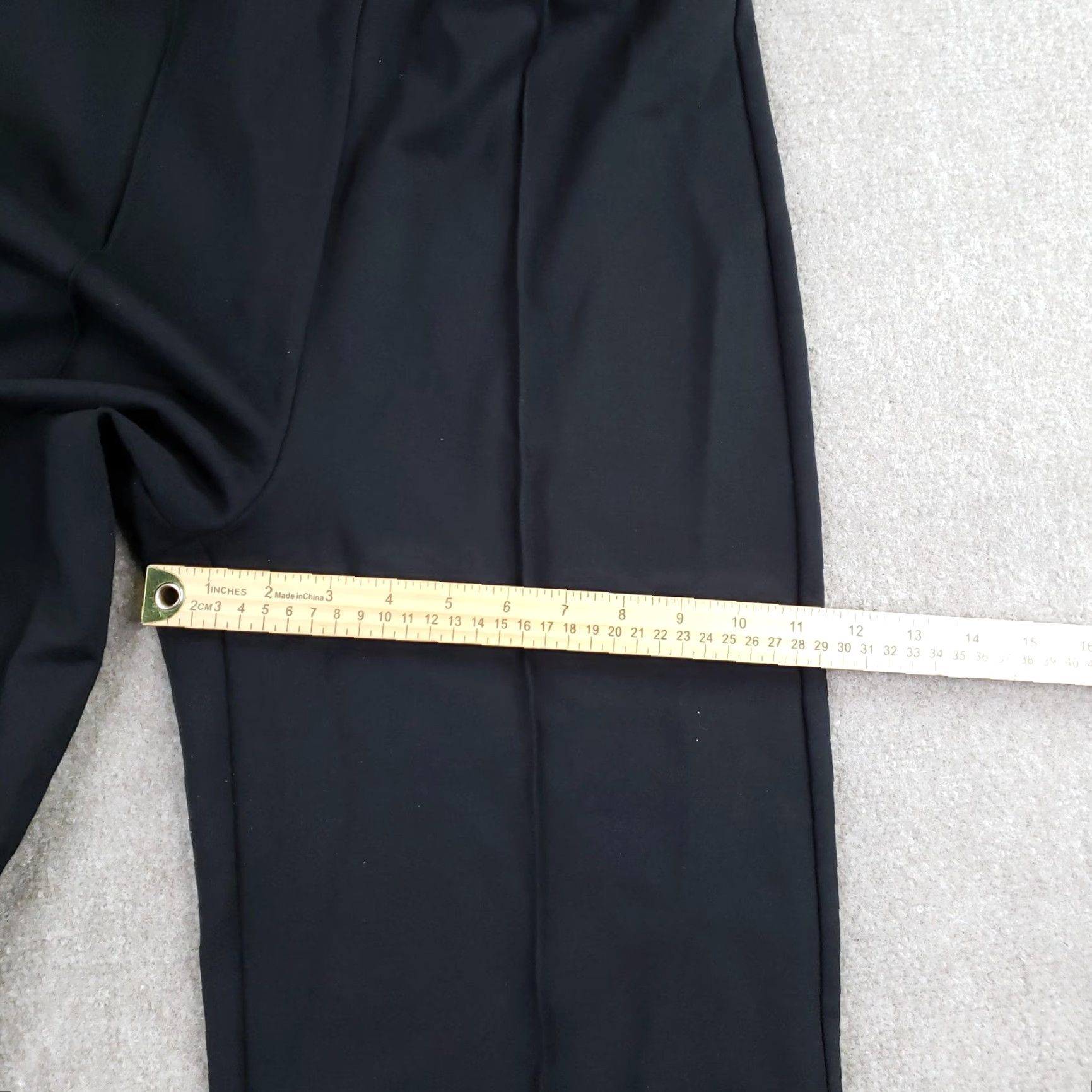 Vintage Jude Connally Womens Small Black Felicia Wide Leg Dress Stretch Made USA Pants Fashion Size 28" / US 6 / IT 42 - 5 Thumbnail