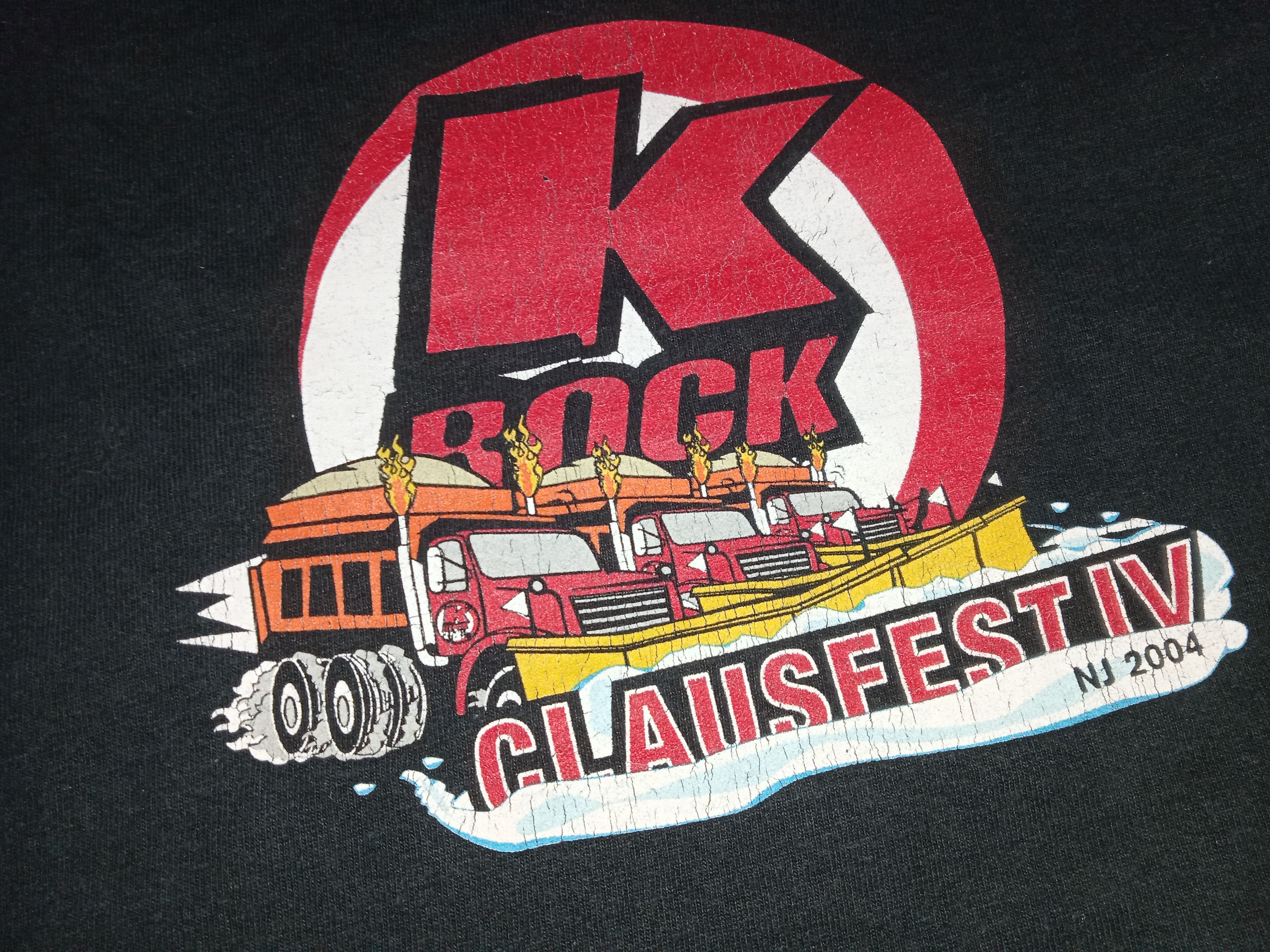 Band Tees Vintage 2000s K Rock Clausfest 2004 Korn T Shirt Size US M / EU 48-50 / 2 - 3 Thumbnail
