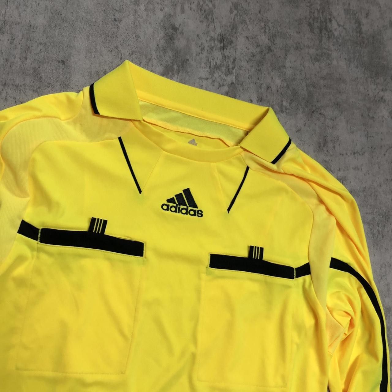 Adidas Yellow Adidas ClimaCool long sleeve referee shirt Size US L / EU 52-54 / 3 - 2 Thumbnail