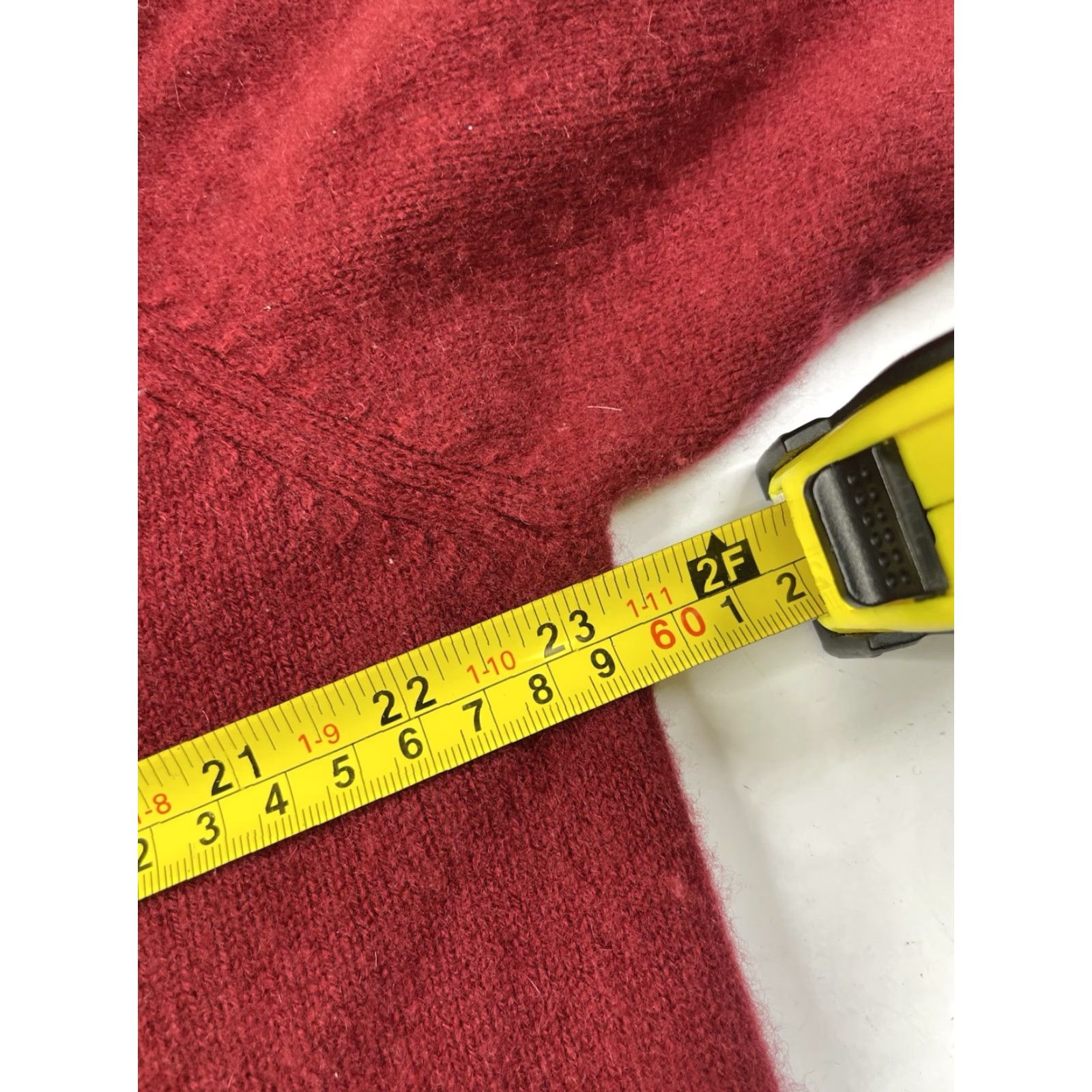 Vintage Shephe 100% Cashmere Pullover Crewneck Sweater Red Mens 2XL Size US XXL / EU 58 / 5 - 6 Thumbnail