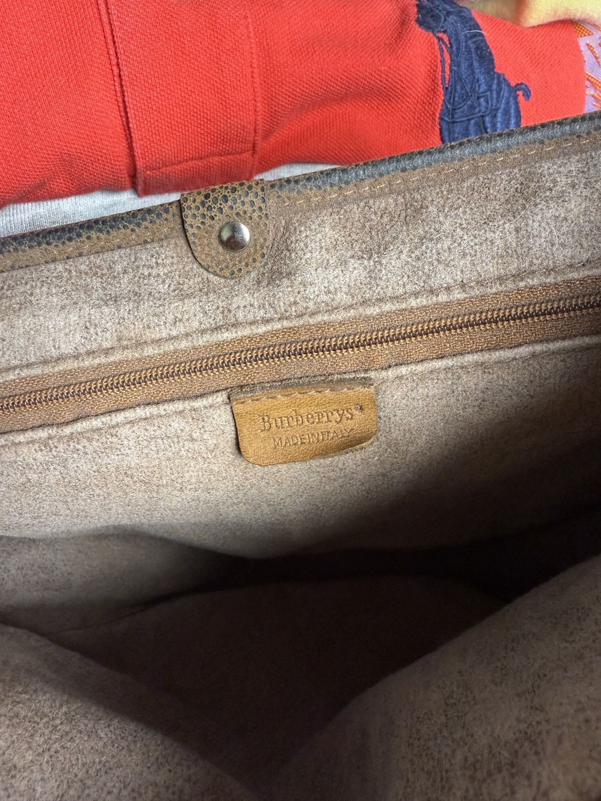 Burberry Burberry Leather Monogram Messenger Crossbody Bag Size ONE SIZE - 11 Thumbnail