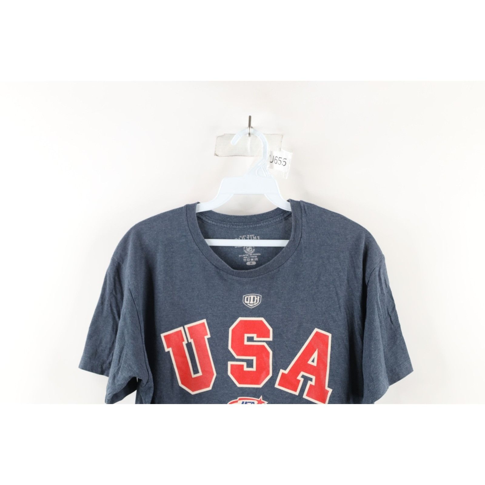 Vintage Retro Zach Parise Team USA Hockey Olympics T-Shirt Size US M / EU 48-50 / 2 - 2 Thumbnail