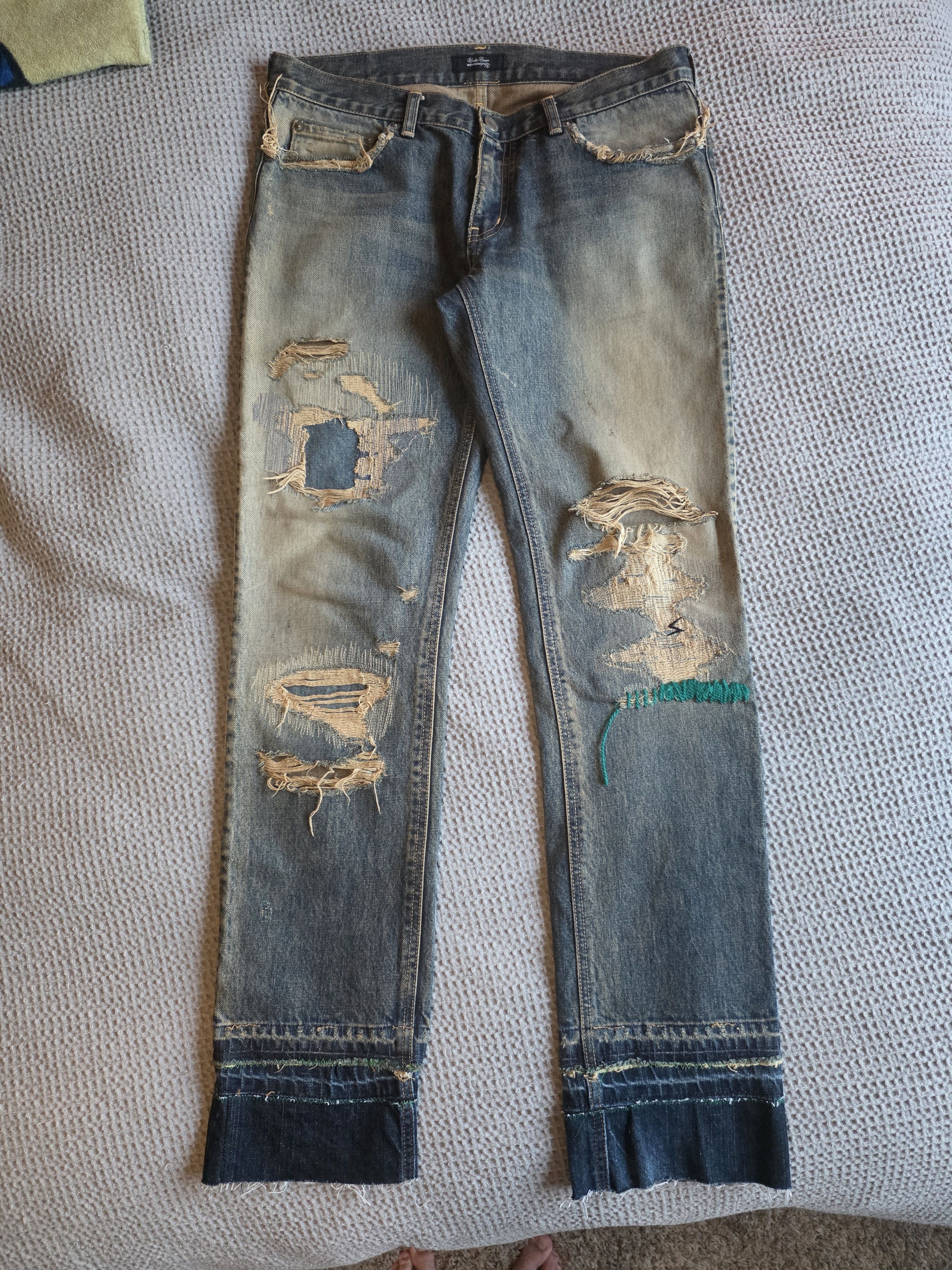 Undercover Undercover AW09 “Earmuff Maniac” Zipper Denim | Grailed