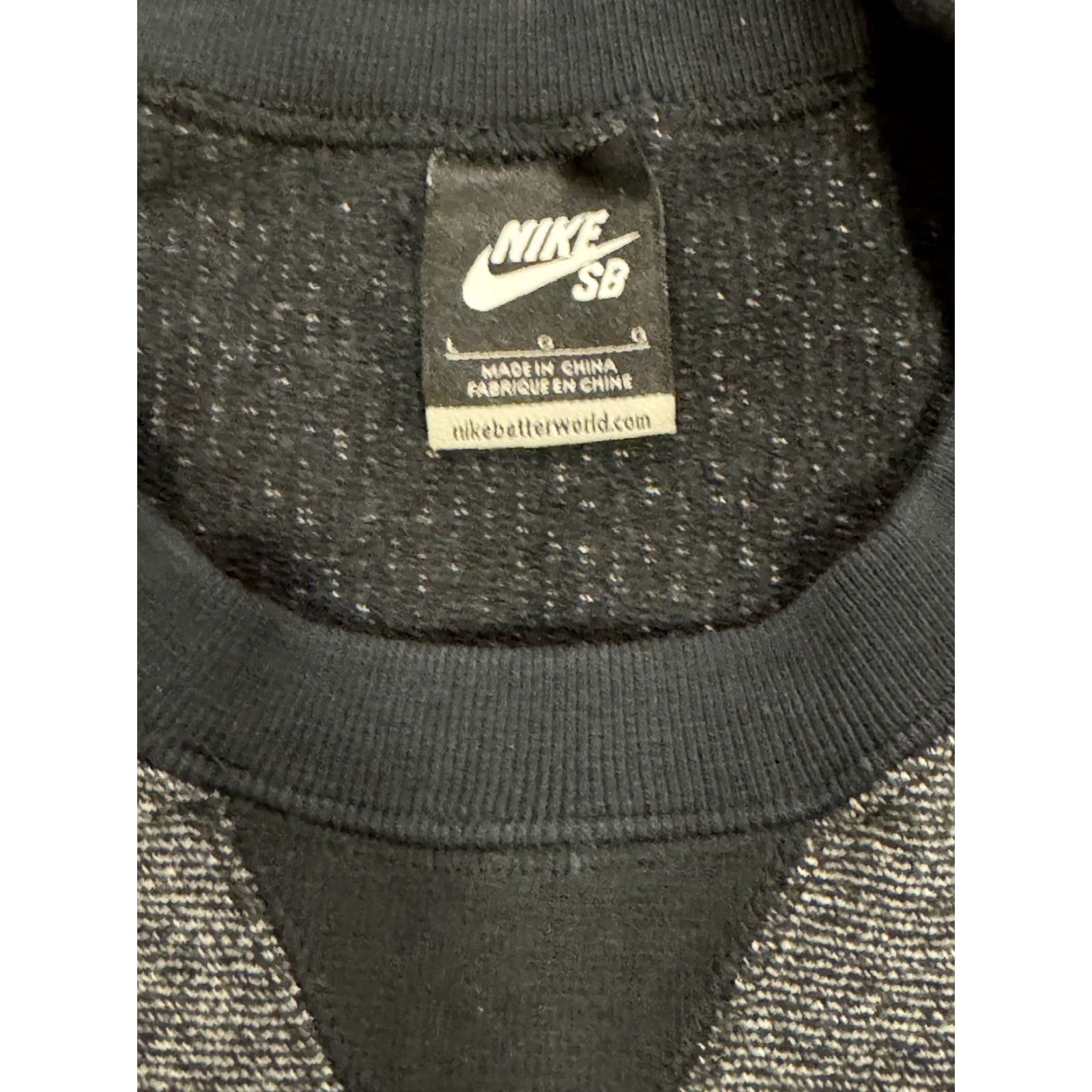 Nike NIKE SB Sweatshirt PAUL RODRIGUEZ Gray/Black Skateboarding Sewn Logo Men’s L Size US L / EU 52-54 / 3 - 6 Thumbnail