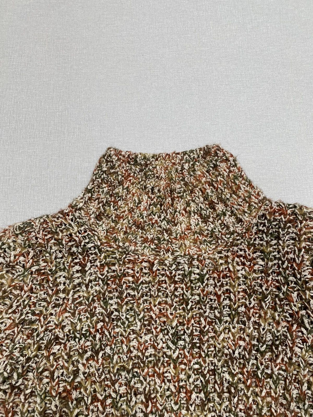 Japanese Brand × Vintage Vintage Ribbed Knit Sweater Jumper Women’s size 10 Size L / US 10 / IT 46 - 6 Thumbnail