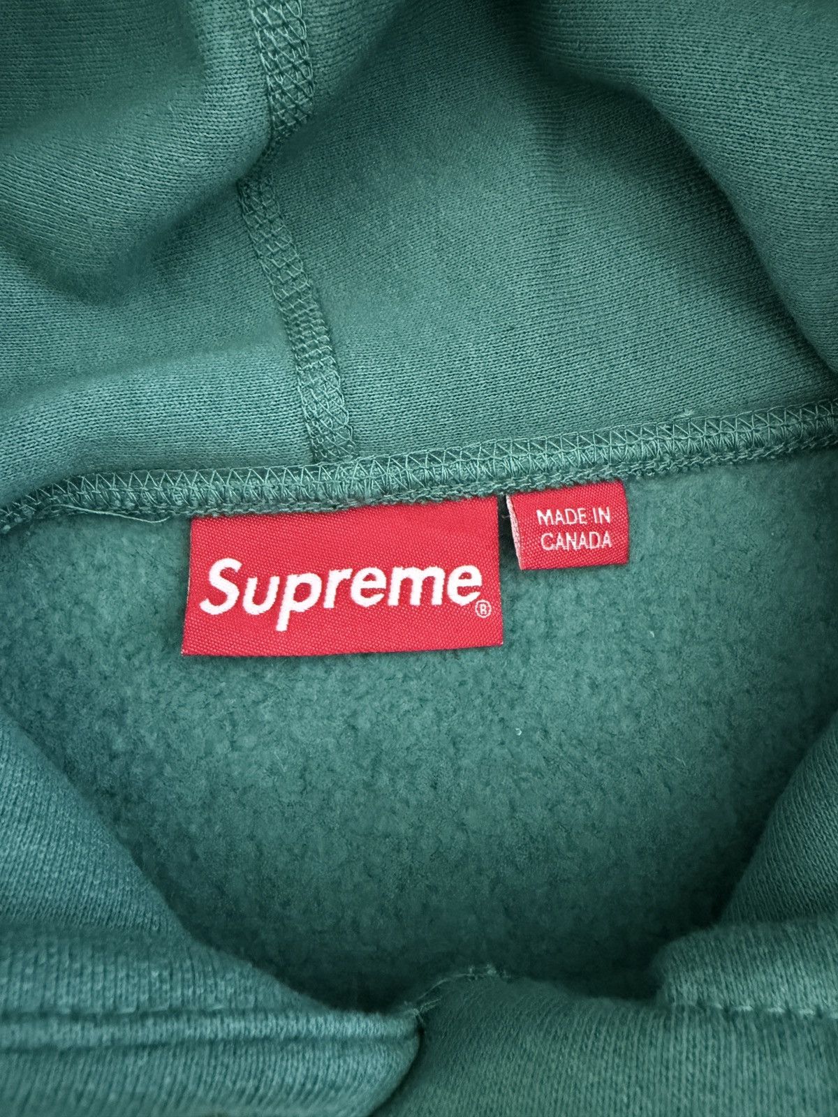 Supreme Supreme Trademark Hooded Sweatshirt Dark Teal Size US M / EU 48-50 / 2 - 3 Thumbnail
