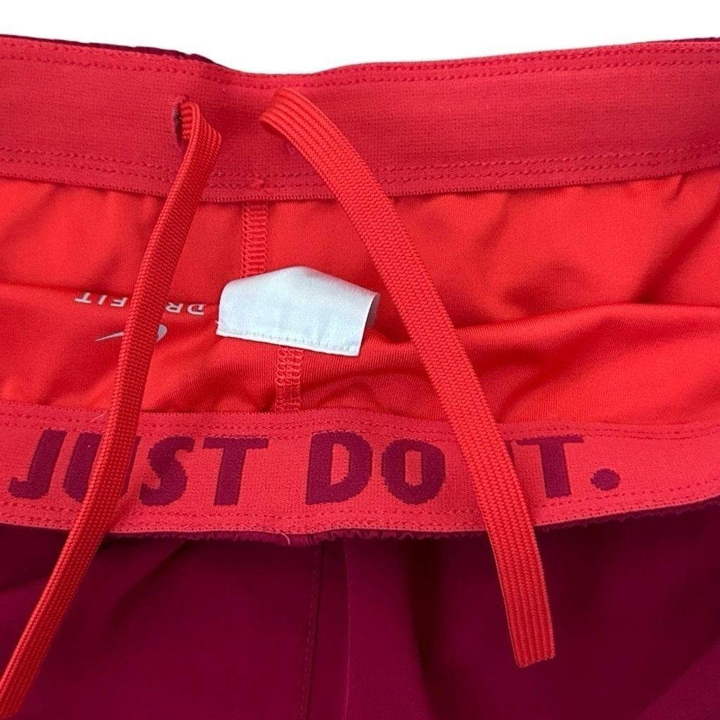Nike NIKE Dri-Fit Shorts Red/Orange Women’s Size Medium. Size 28" / US 6 / IT 42 - 6 Thumbnail