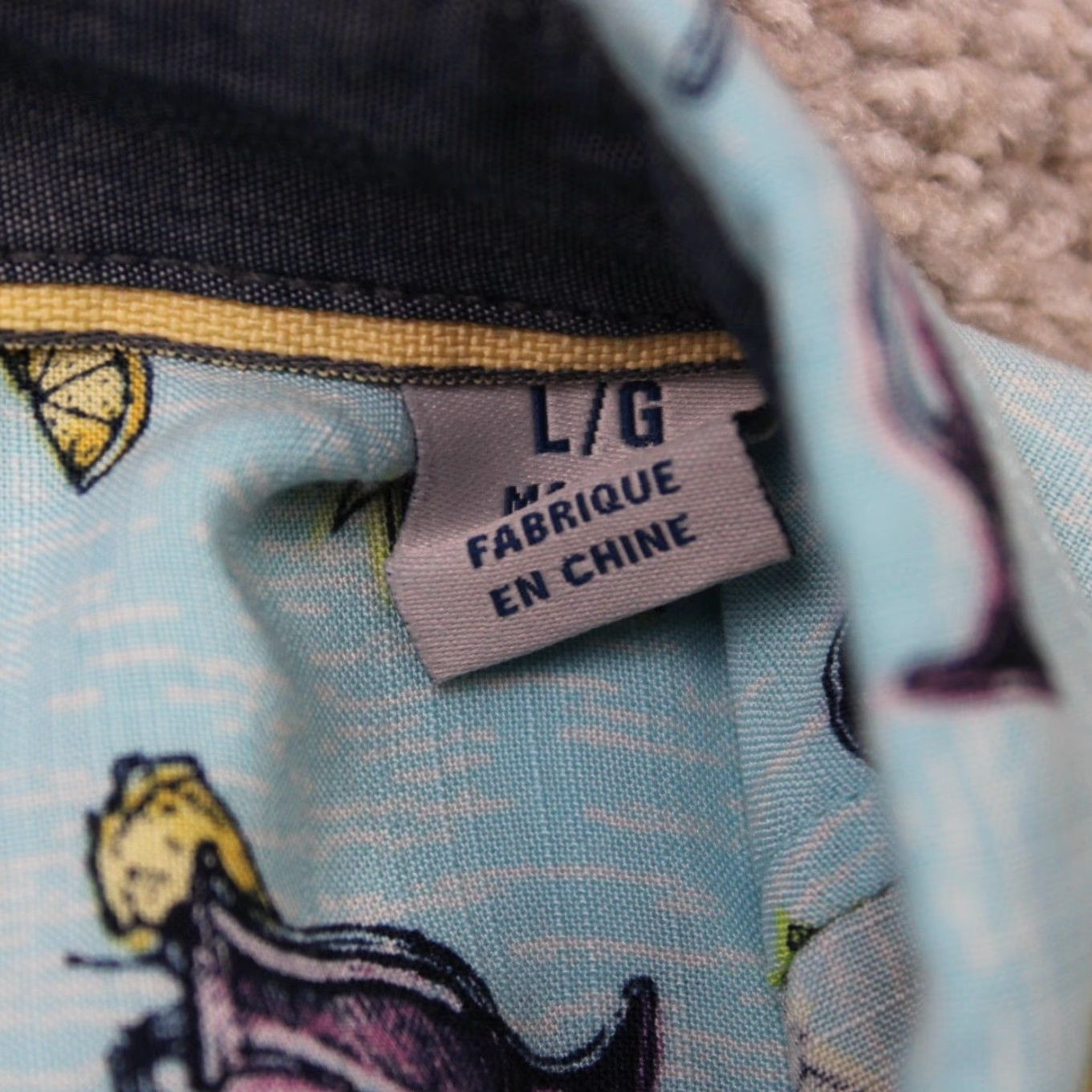 Tommy Bahama Tommy Bahama Shirt Mens Large Blue Cocktails All Over Print Surf Villa S/S Size US L / EU 52-54 / 3 - 7 Thumbnail