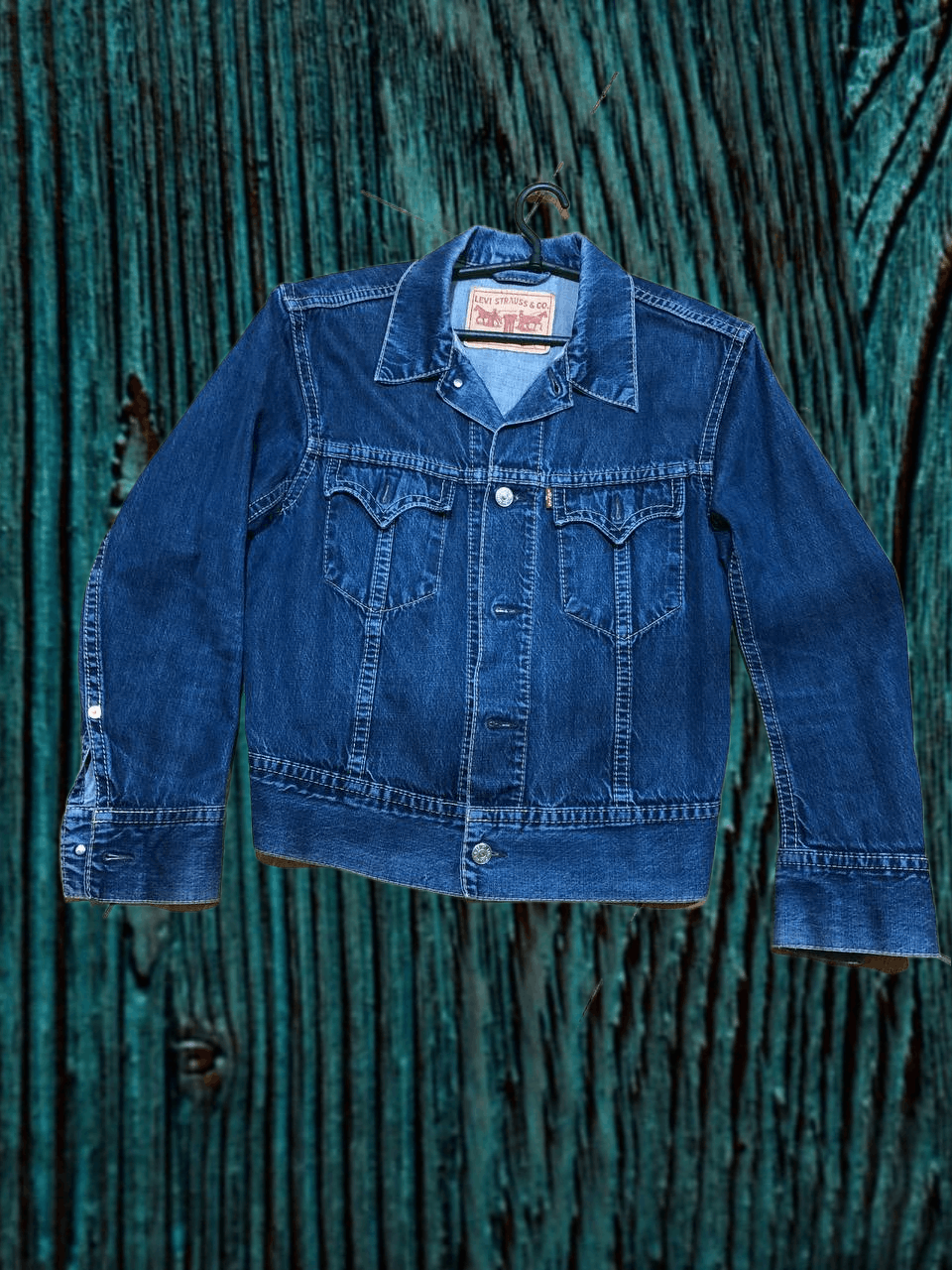 Streetwear Vintage Levi's Blue Denim Jacket Y2K