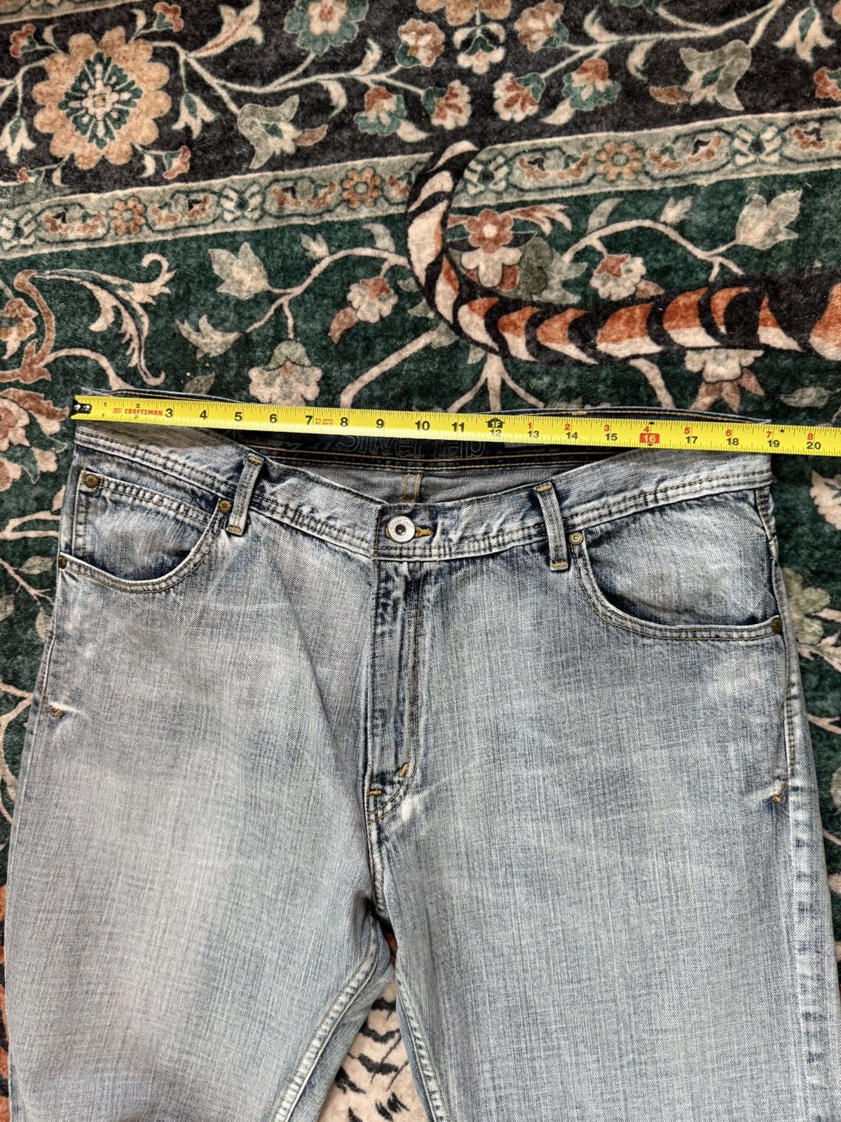 Levi's Vintage Clothing Vintage Levi Baggy Silver Tabs Size US 38 / EU 54 - 8 Thumbnail