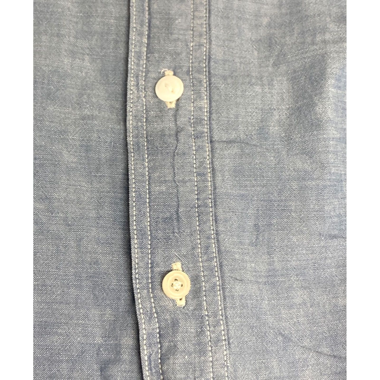 Ralph Lauren RRL Ralph Lauren Shirt Indigo Size M Cotton Men's Long Sleeve Size US M / EU 48-50 / 2 - 3 Thumbnail