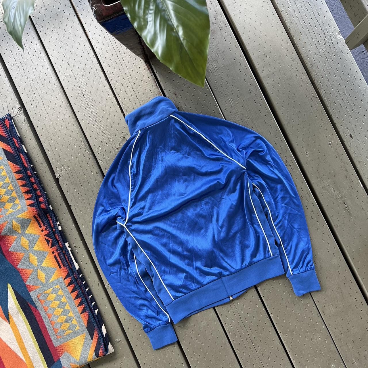 Nike × Vintage Vintage 80's Nike Logo Premier Blue Pullover Fleece Size US S / EU 44-46 / 1 - 5 Thumbnail