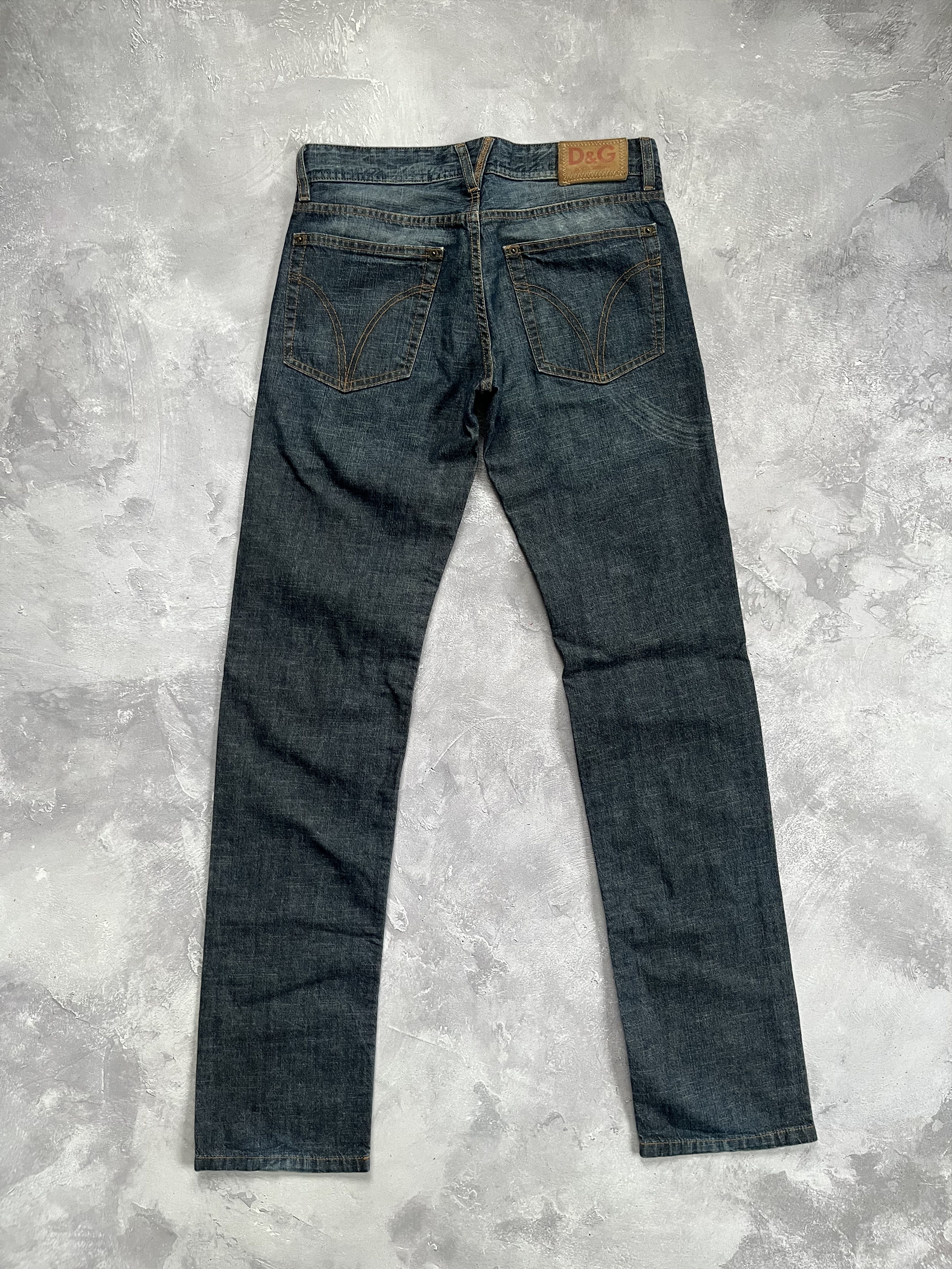 Dolce & Gabbana DOLCE & GABBANA Mens Power Straight Jeans Low Rise Size US 31 - 1 Thumbnail