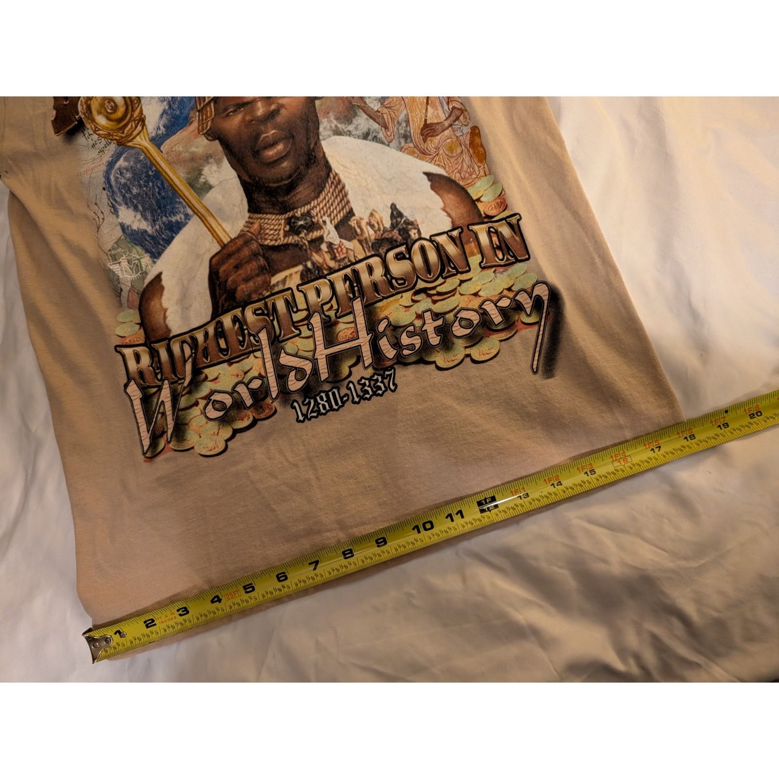Alstyle Mansa Musa African King T-Shirt Afrocentric Juneteenth Med Size US M / EU 48-50 / 2 - 5 Thumbnail