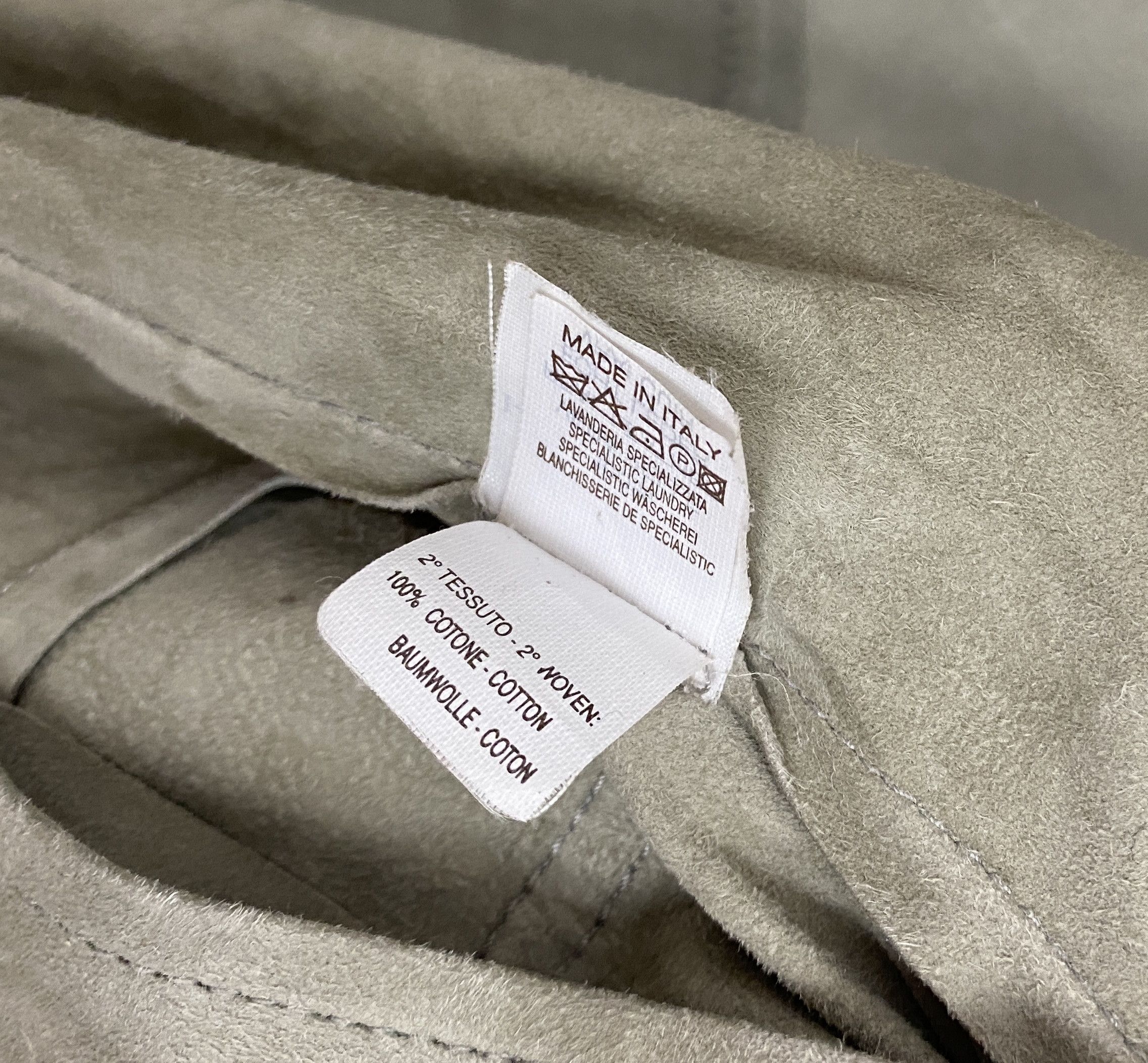Brunello Cucinelli Brunello Cucinelli Suede Leather Short Sleeve Jacket Vest 44 Size M / US 6-8 / IT 42-44 - 10 Thumbnail