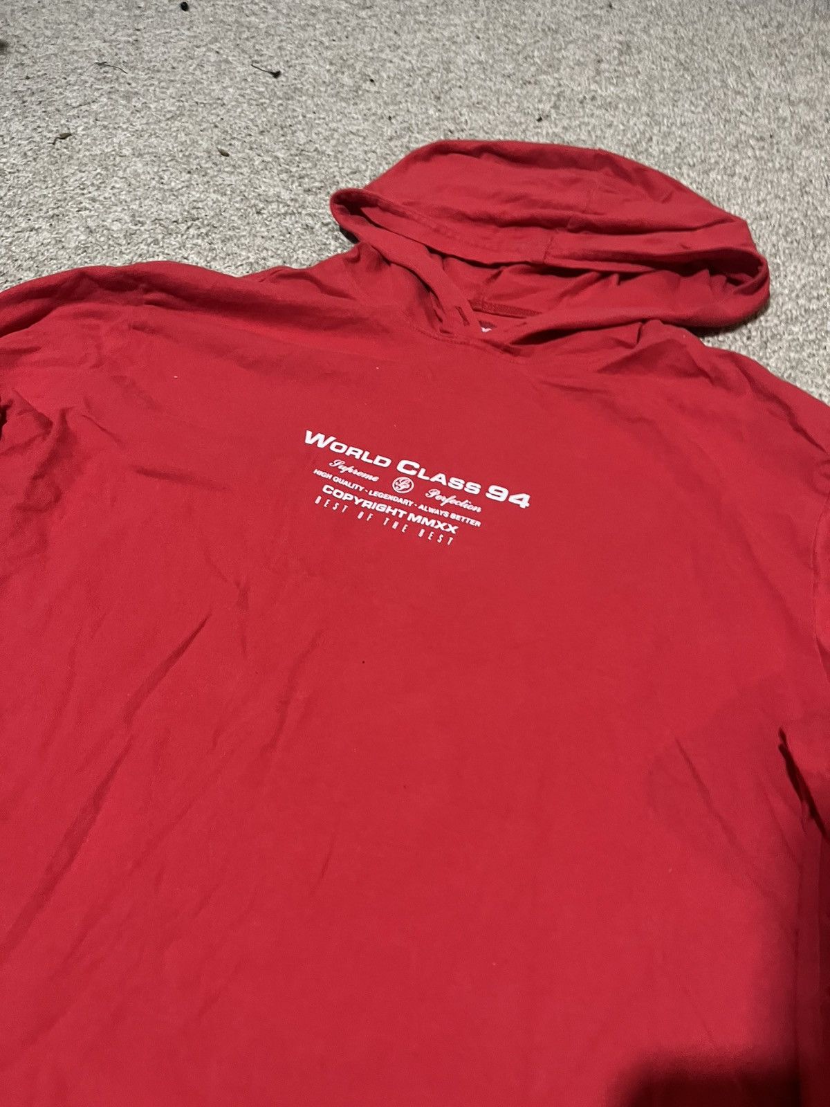 Supreme supreme red world class pullover hoodie Size US L / EU 52-54 / 3 - 2 Thumbnail