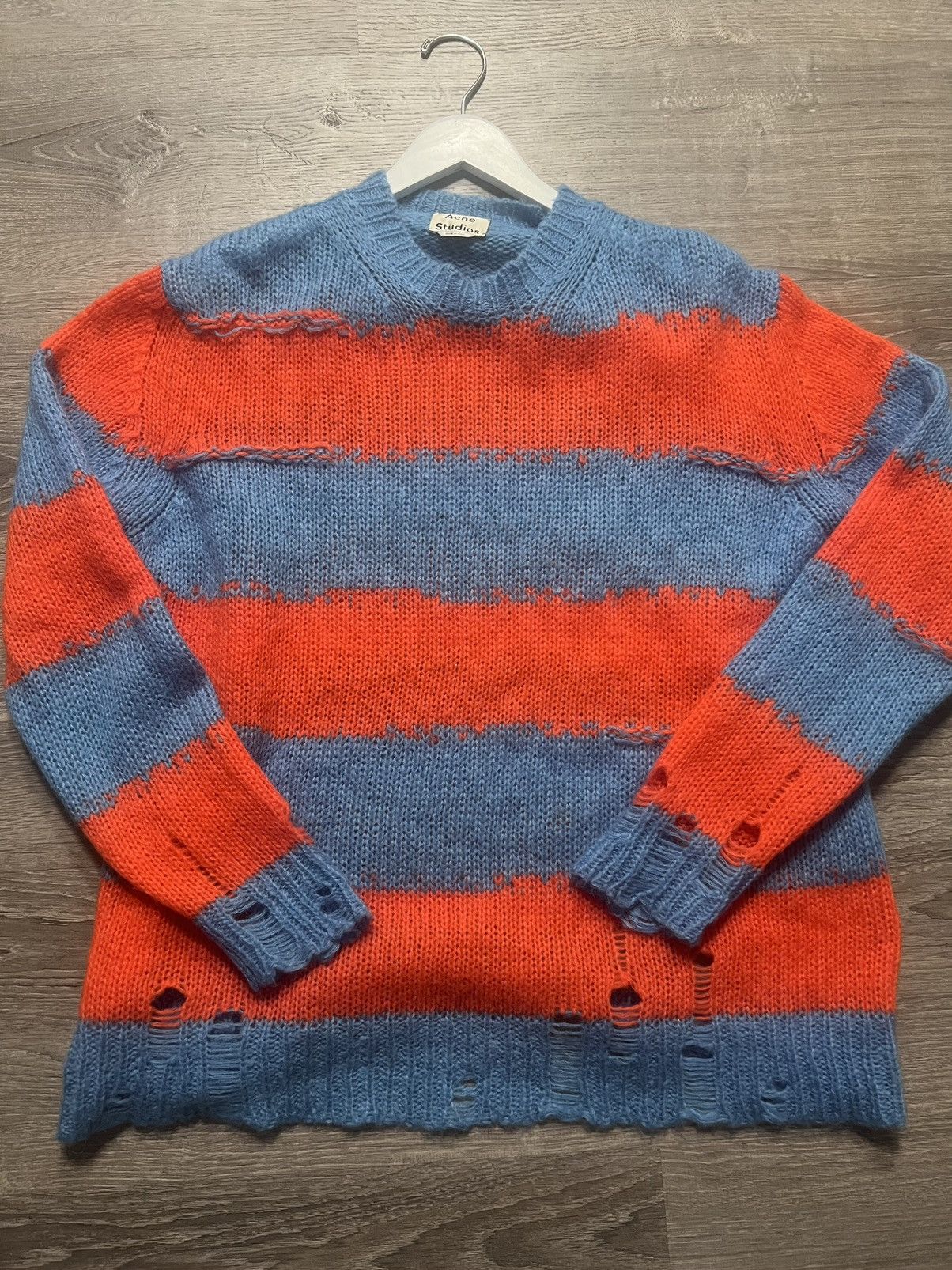 Acne Studios Acne Studios distressed sweater (Kurt Kobain) Size US L / EU 52-54 / 3 - 1 Thumbnail