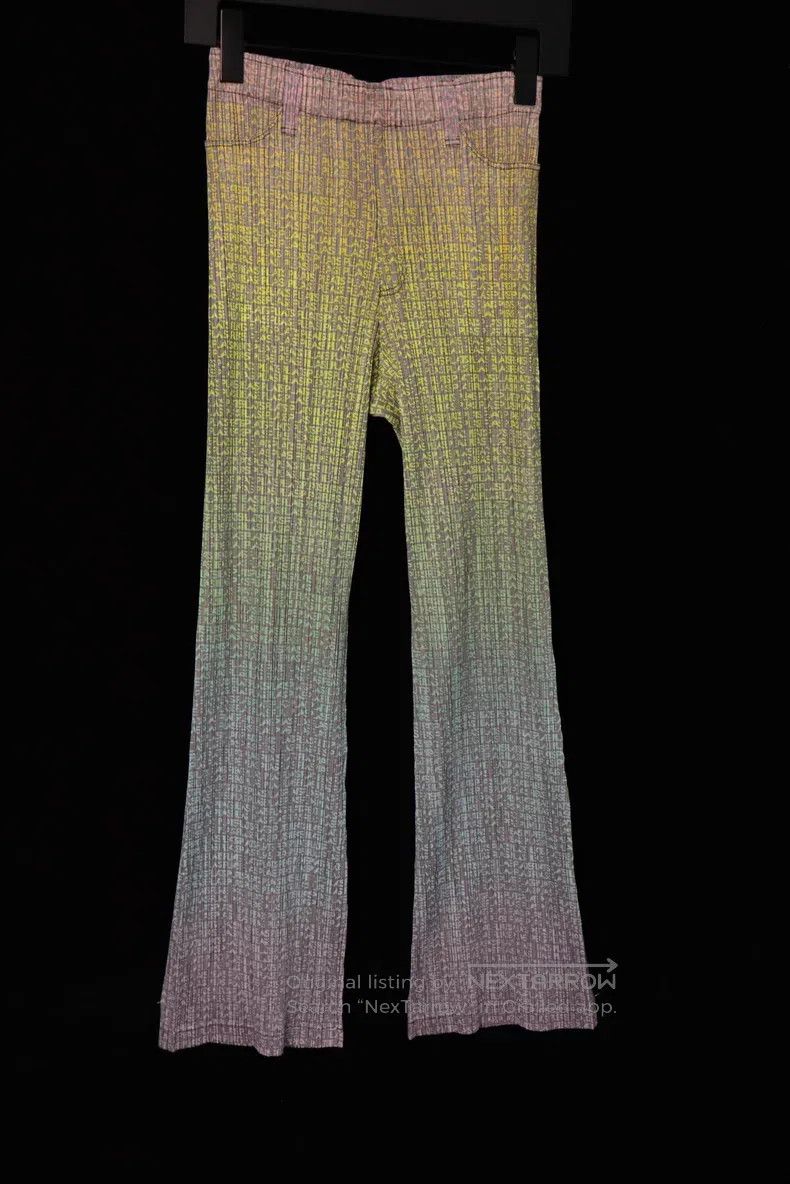 Issey Miyake Issey Miyake size:3 Gradient Letter Pants Size 31" - 1 Thumbnail