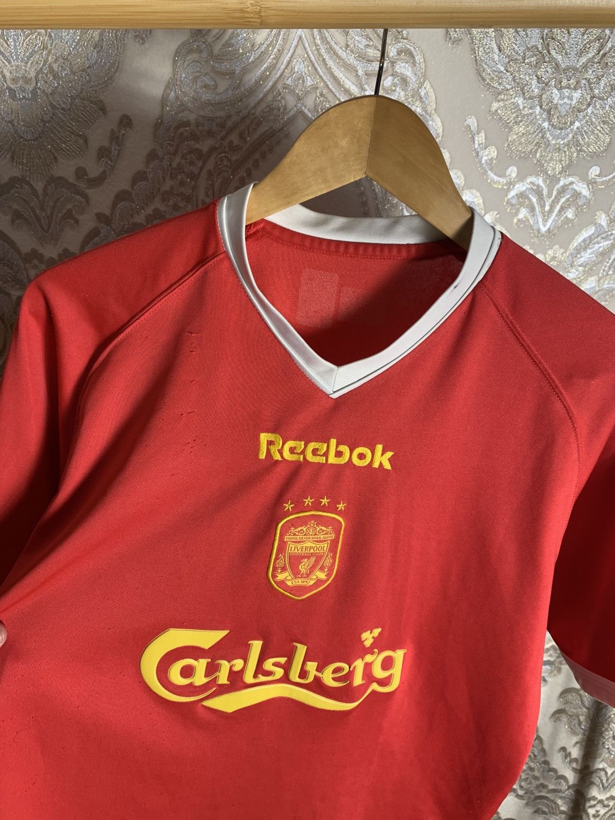 Reebok VINTAGE REEBOK FC LIVERPOOL ENGLAND SOCCER JERSEY RETRO 90s Size US M / EU 48-50 / 2 - 2 Thumbnail