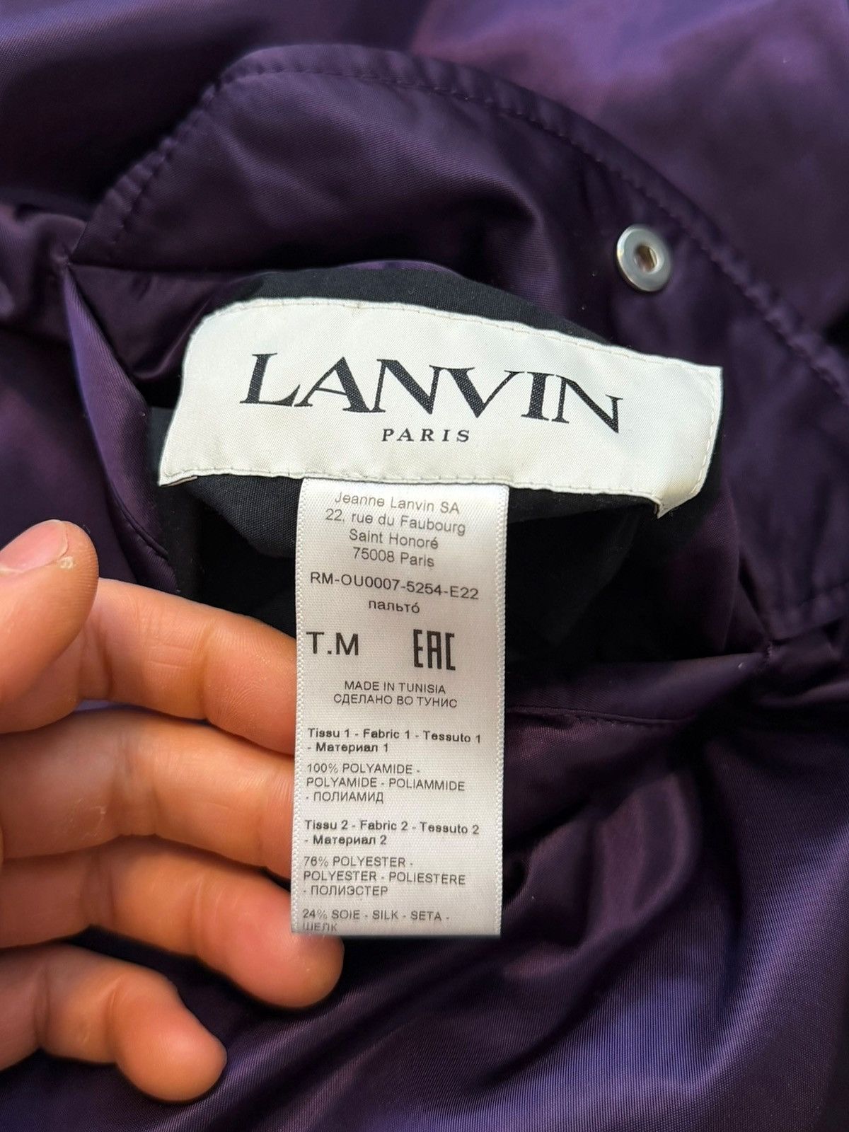 Lanvin DC Comics Batman Cyber Reflective Reversible Bomber Size US M / EU 48-50 / 2 - 9 Thumbnail