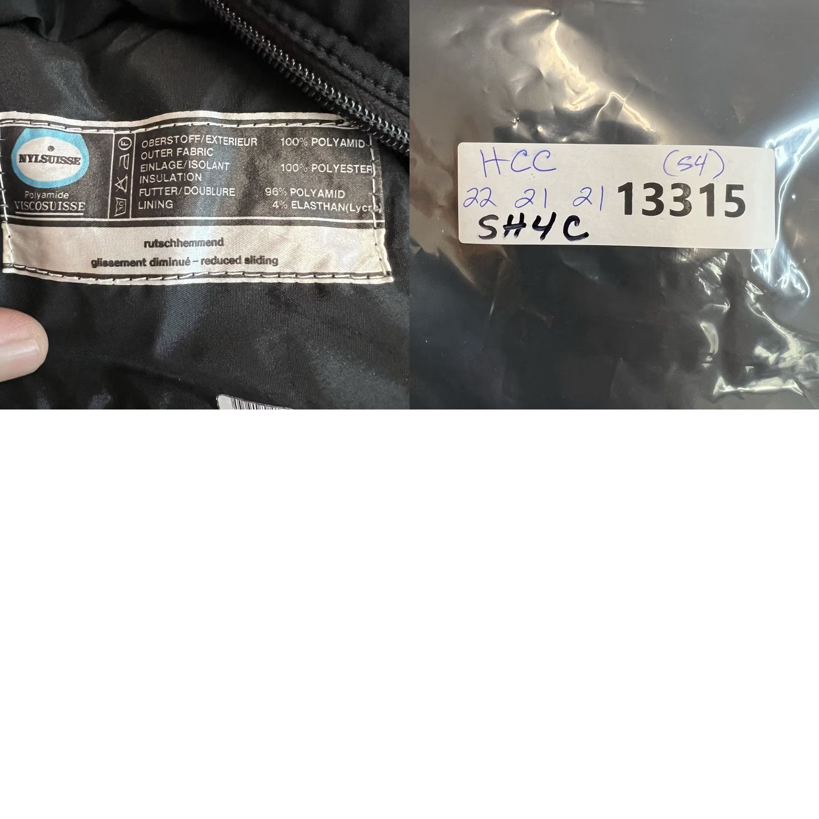 Vintage VINTAGE HCC Henri Charles Colsenet Swiss Ski Jacket Womens M Black Bomber Jacket Short With Full Zip{"payload":""} Size M / US 6-8 / IT 42-44 - 8 Thumbnail