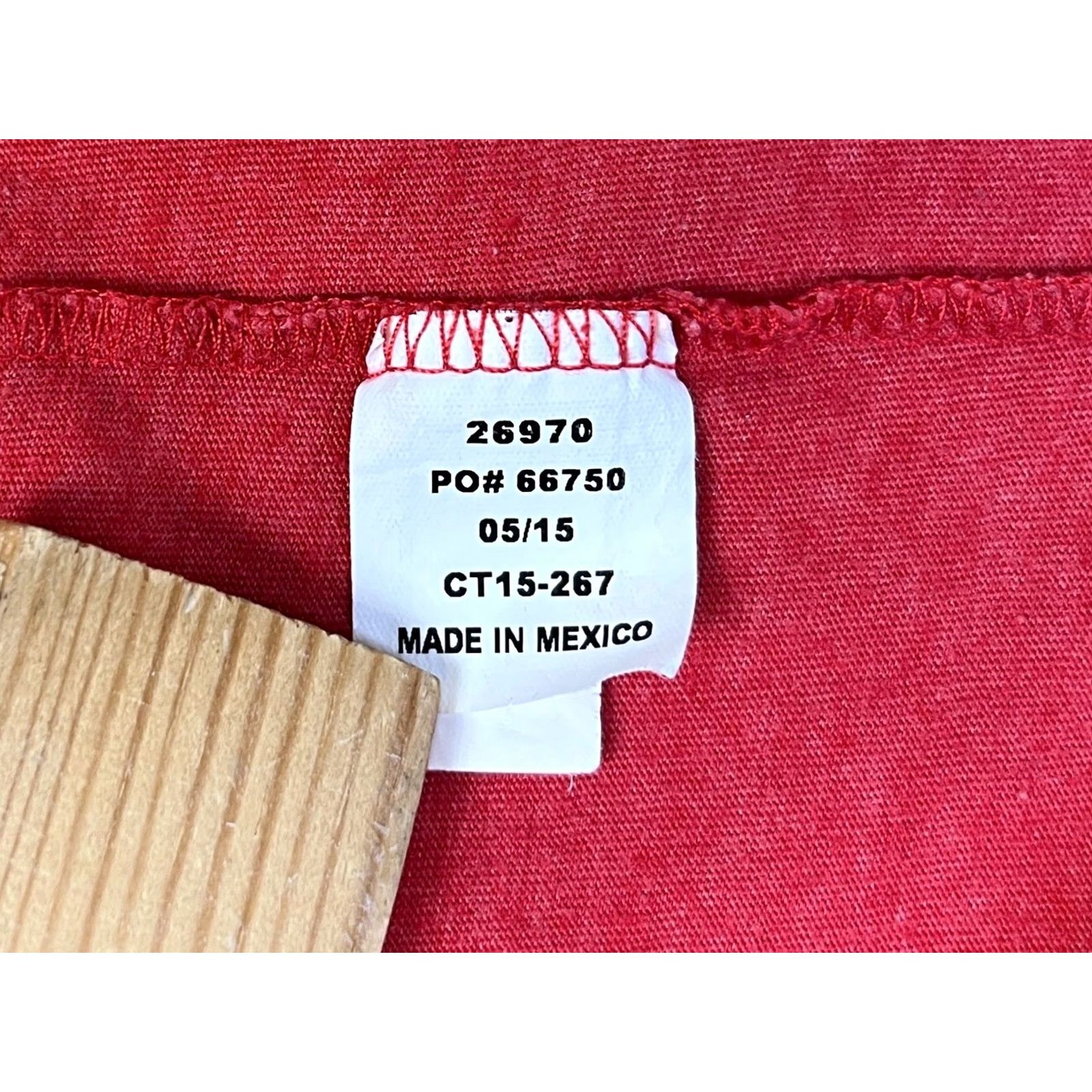 Vintage VINTAGE Manhead Chicago T-Shirt Mens 2015 Fall Out Boy Red M Short Sleeve Crew Neck Logo Print Band Music Size US M / EU 48-50 / 2 - 5 Thumbnail