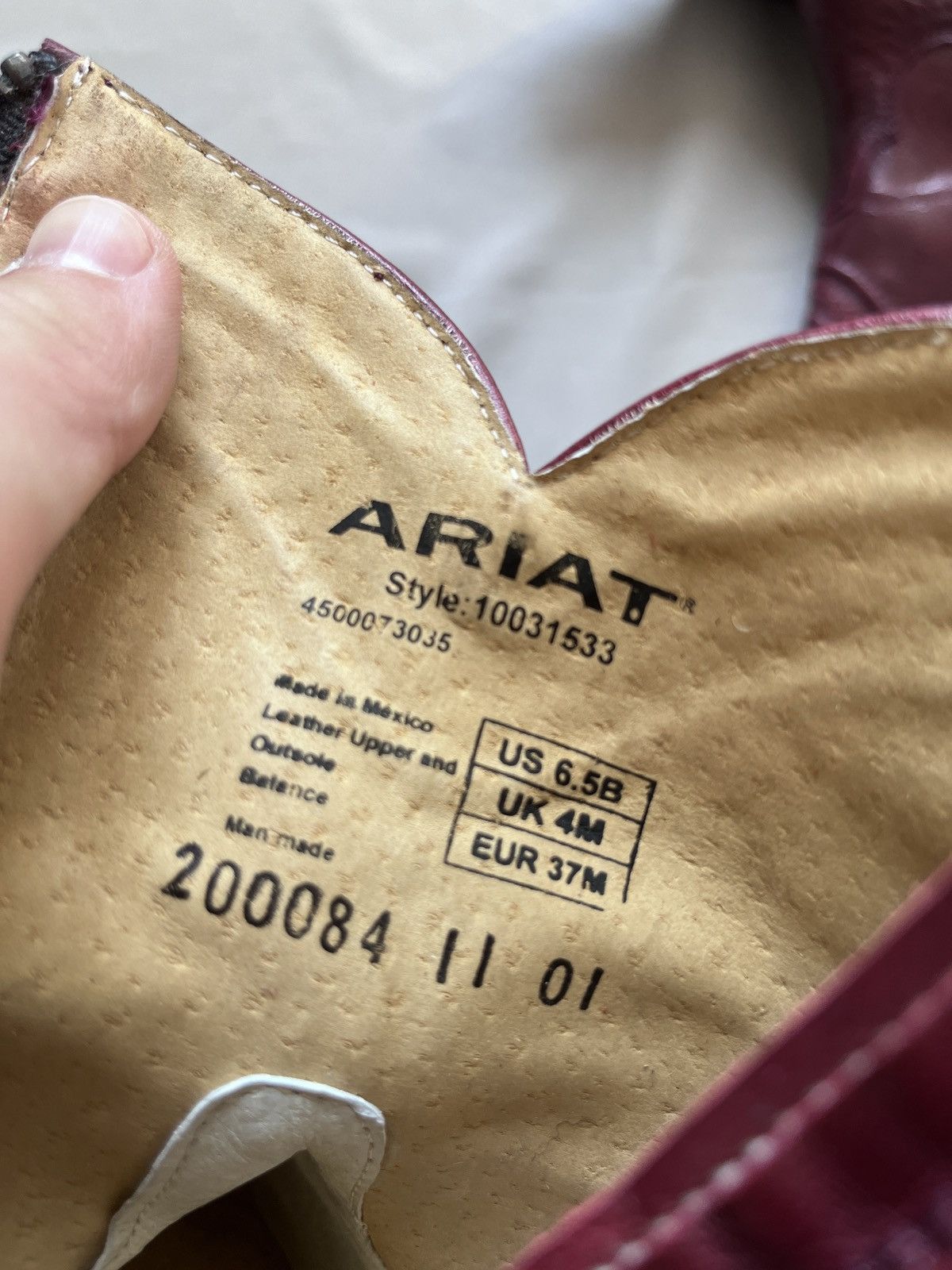 Ariat Ariat Legacy X Toe Ladies Western Cossacks Boots Size US 7 / IT 37 - 5 Thumbnail