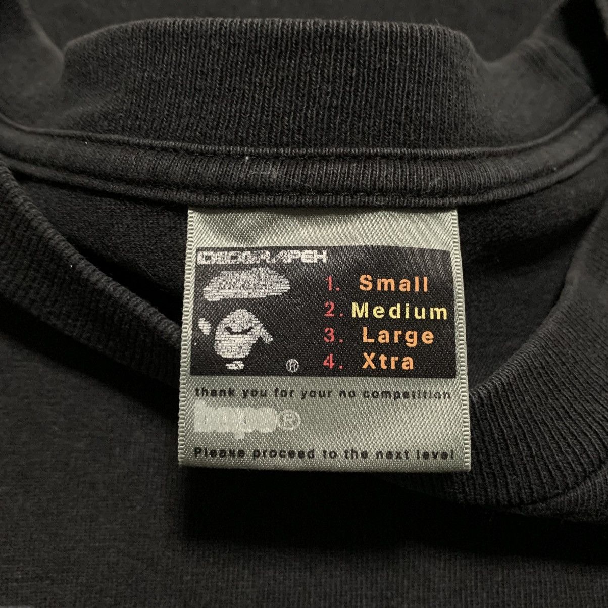 Bape Bape Medium Roaringdnoar Black Tee A Bathing Ape Vintage Size US M / EU 48-50 / 2 - 5 Thumbnail