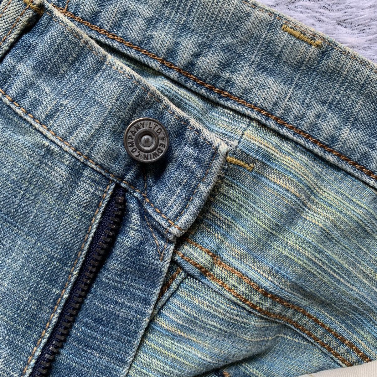 Edwin Japanese brand Vintage edwin blue line selvedge Size US 30 / EU 46 - 6 Thumbnail