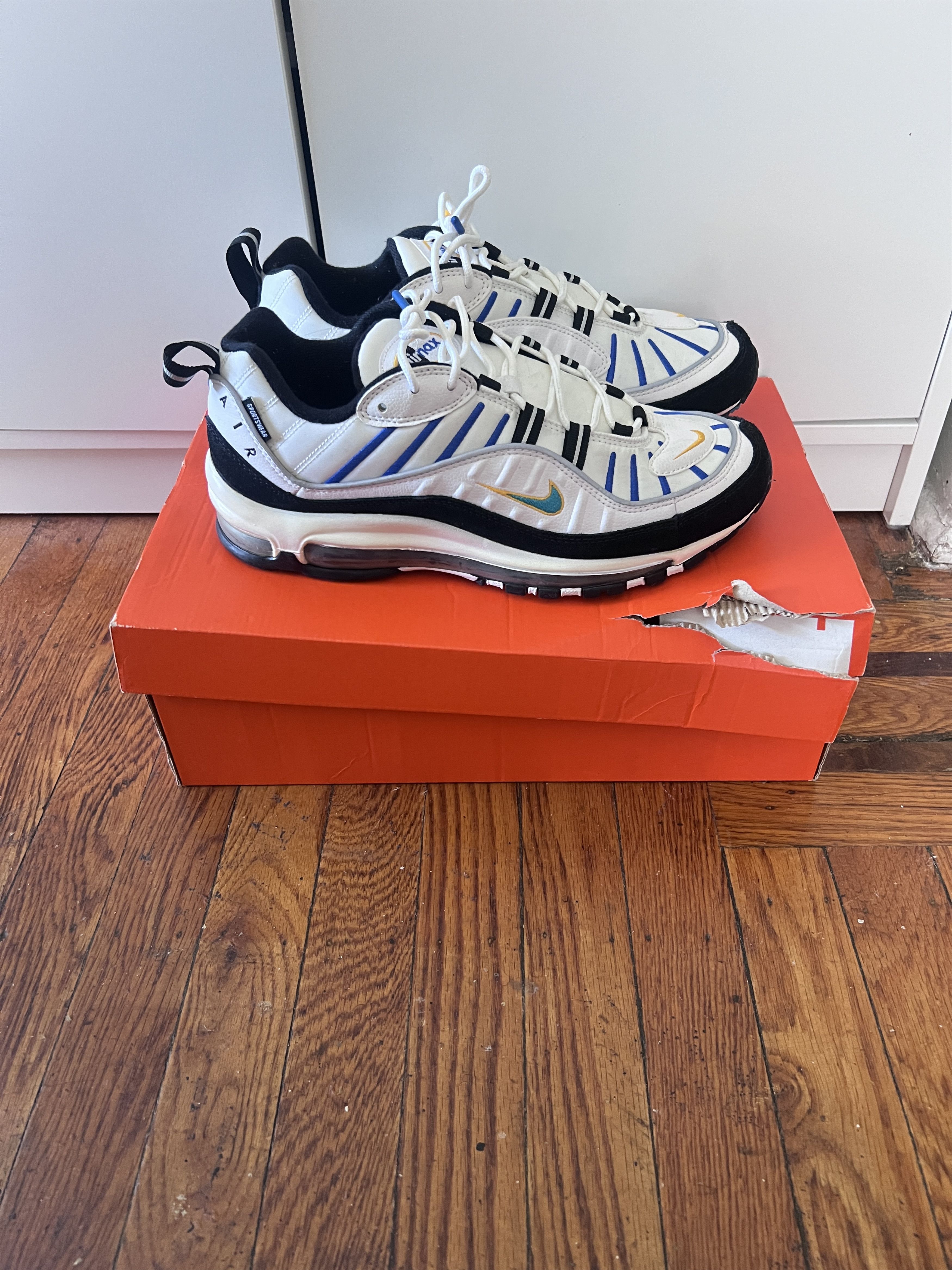 Nike 2019 Nike Air Max 98 Premium 'Teal Nebula' (M 8.5) Size US 8.5 / EU 41-42 - 5 Thumbnail