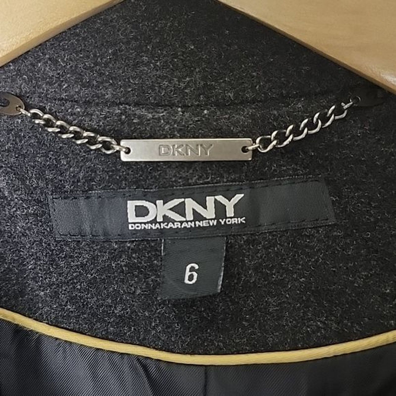 DKNY DKNY Wool Cashmere Blend Overcoat Size M / US 6-8 / IT 42-44 - 10 Thumbnail