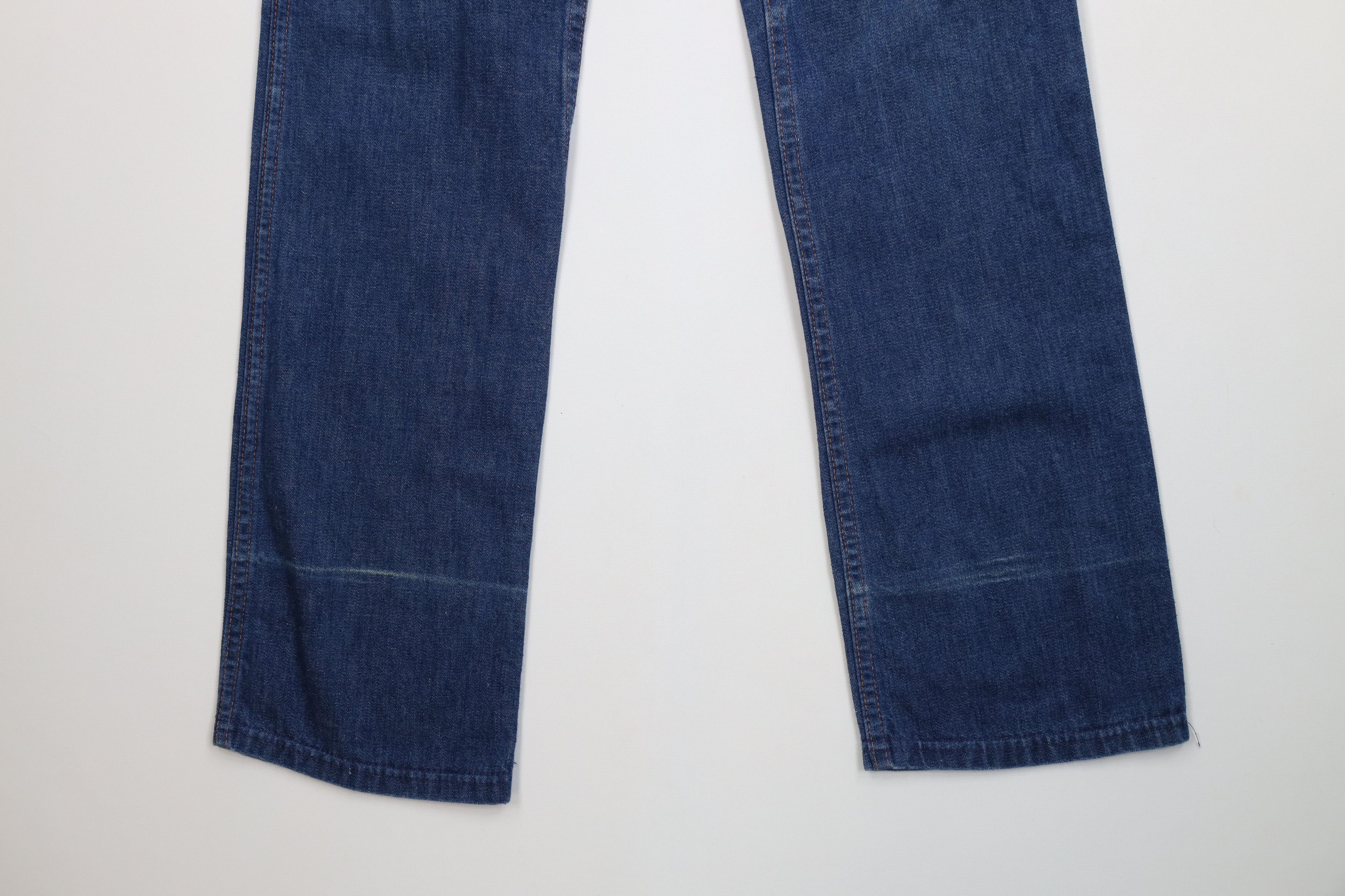 Vintage Vintage 70s Streetwear Straight Leg Denim Jeans Blue USA Size 28" / US 6 / IT 42 - 4 Thumbnail