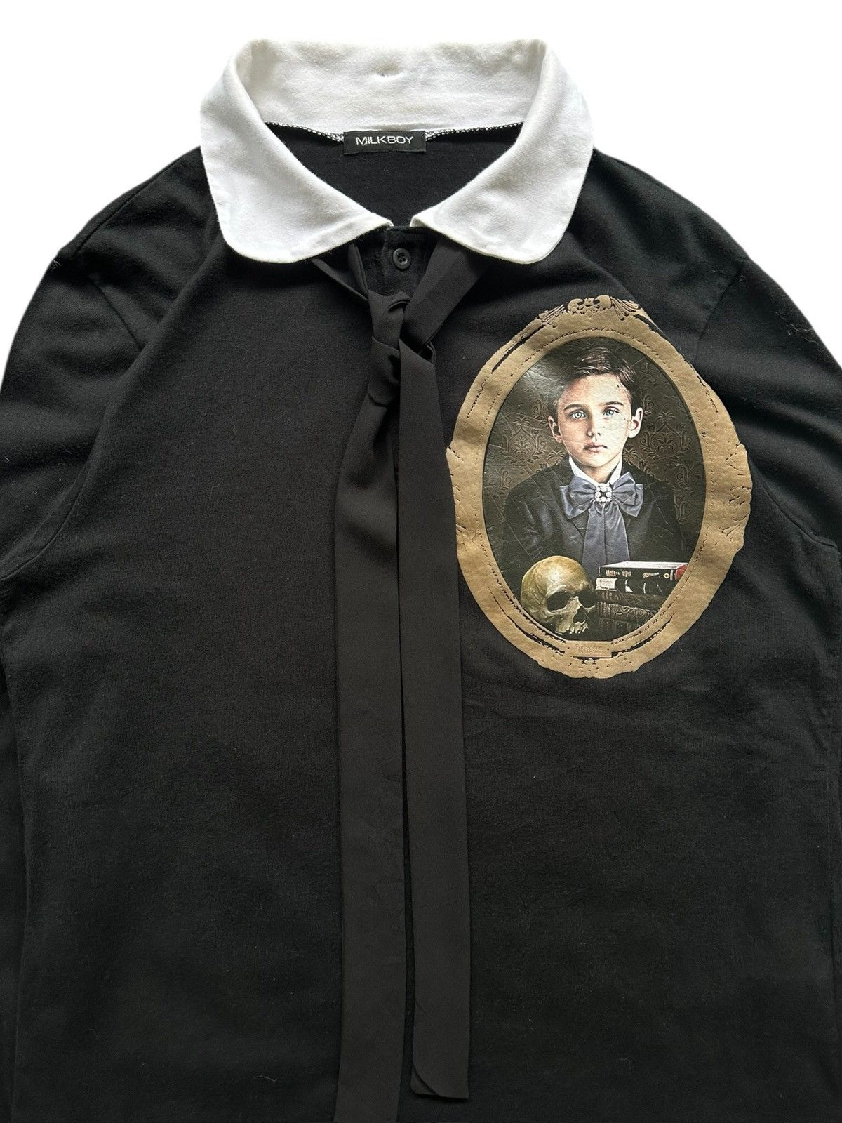 Japanese Brand AW19 Milkboy '' Forbidden Milkboy'' polo long sleeve Size US M / EU 48-50 / 2 - 4 Thumbnail