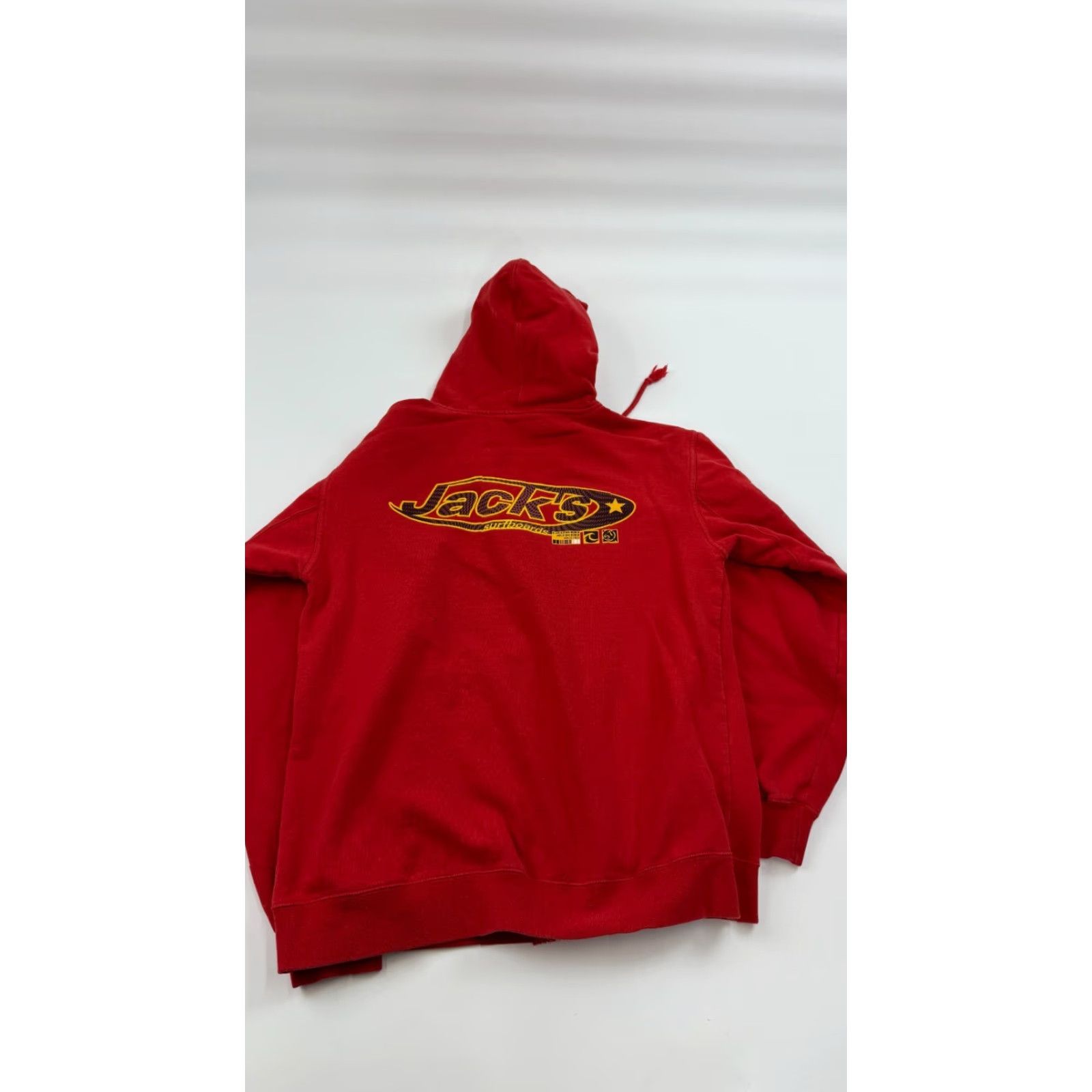 Logo 7 Jack's Surfboards Hoodie Mens Medium Red Fleece Logo Pullover Hooded Long Sleeve Breathable Pockets Outdoor Mens Size US M / EU 48-50 / 2 - 2 Thumbnail