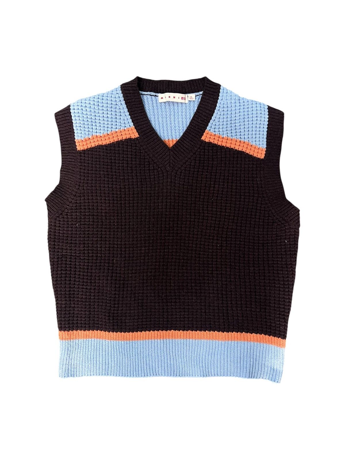 Marni × Uniqlo Marni x Uniqlo pop-corn knit V-neck Size US M / EU 48-50 / 2 - 2 Thumbnail
