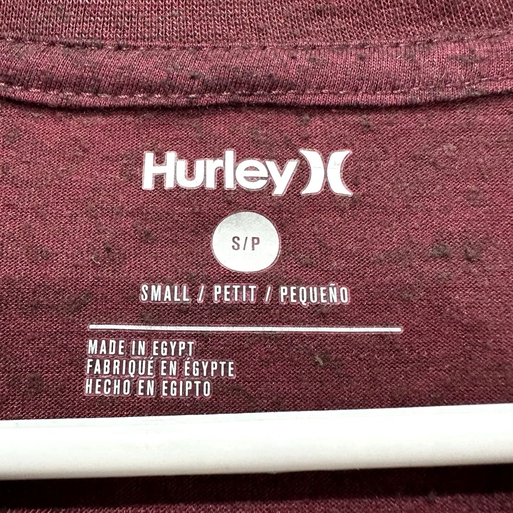 Hurley Hurley Shirt Mens Small Maroon Red Casual Surf Beach Logo Sportswear EUC Size US S / EU 44-46 / 1 - 4 Thumbnail