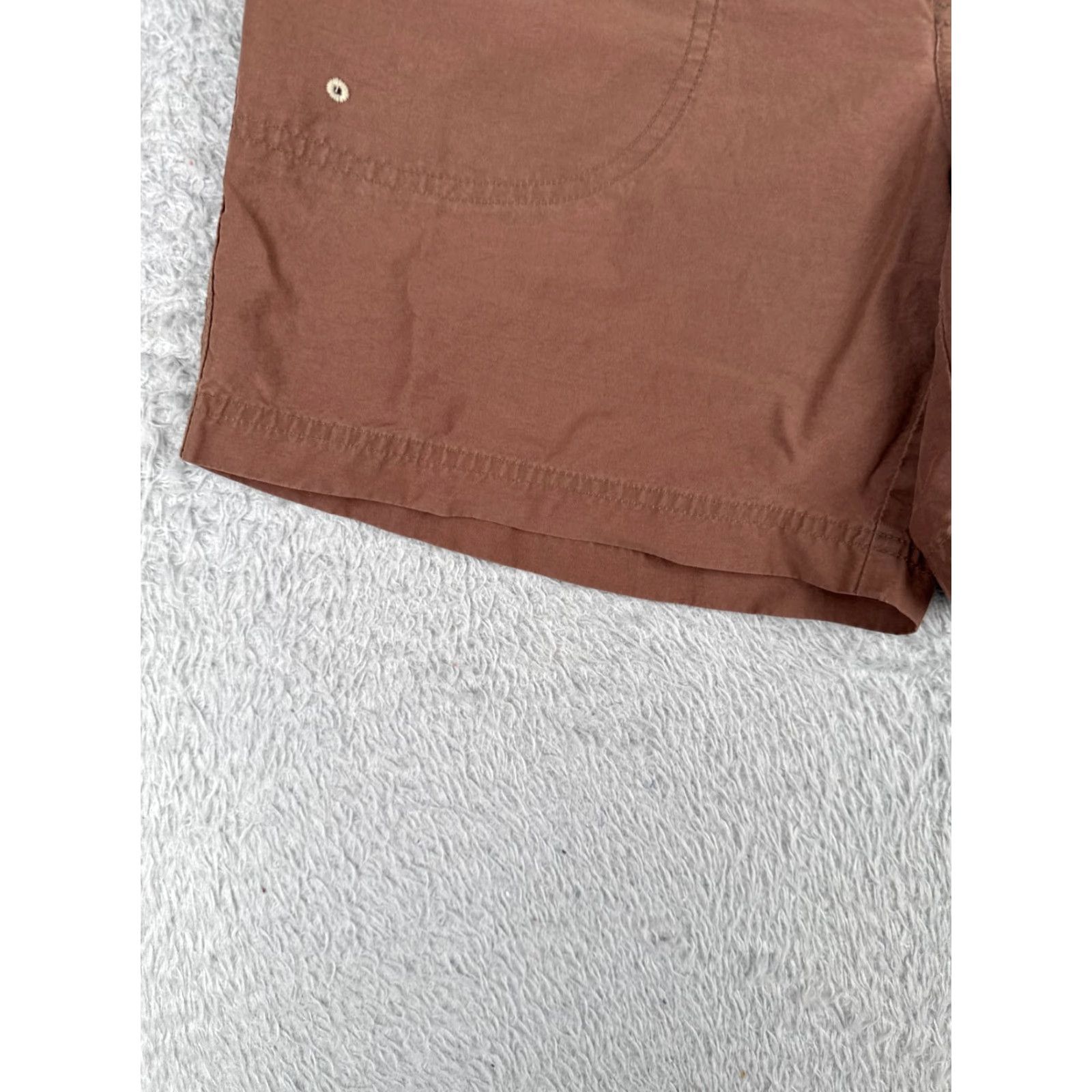 Vintage Columbia Women's Chino Shorts Size 31 Black Cotton Nylon Blend Breathable Hiking Bush Pockets 6in Inseam Size 24" / US 00 / IT 34 - 3 Thumbnail