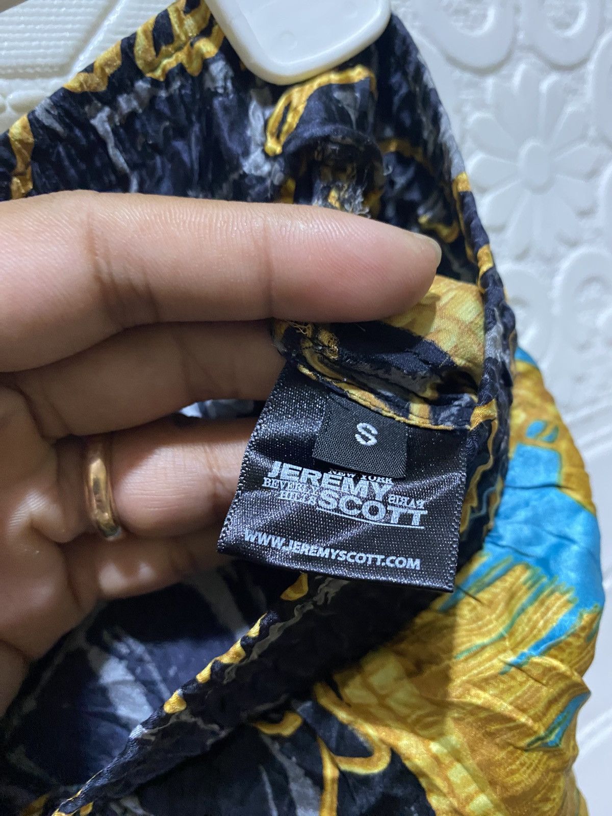 Jeremy Scott Jeremy Scott Verly Hills Satin Pants Size 31" - 8 Thumbnail
