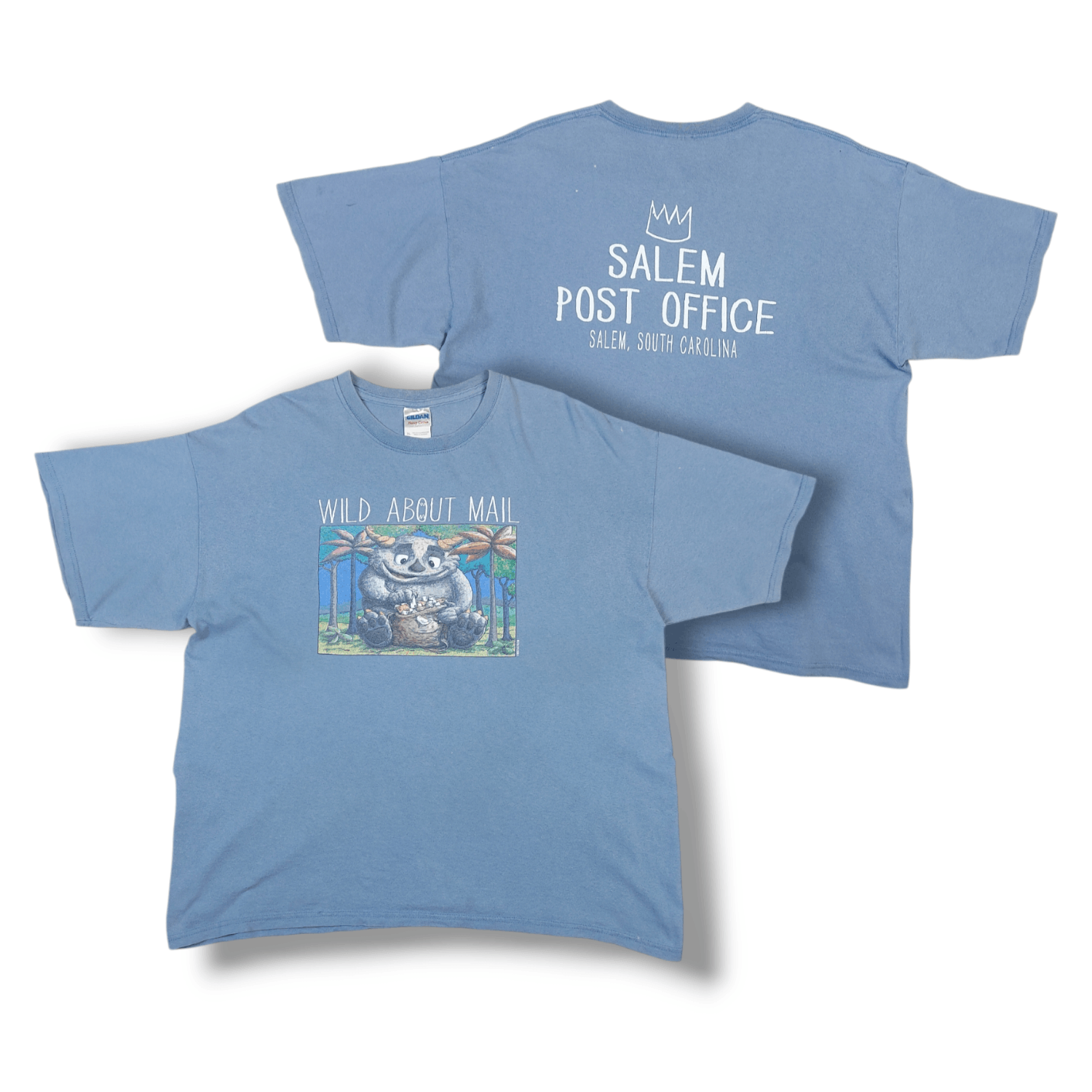 Vintage VTG WILD ABOUT READING WHERE THE WILD THINGS ARE parody TER Size US XL / EU 56 / 4 - 1 Thumbnail