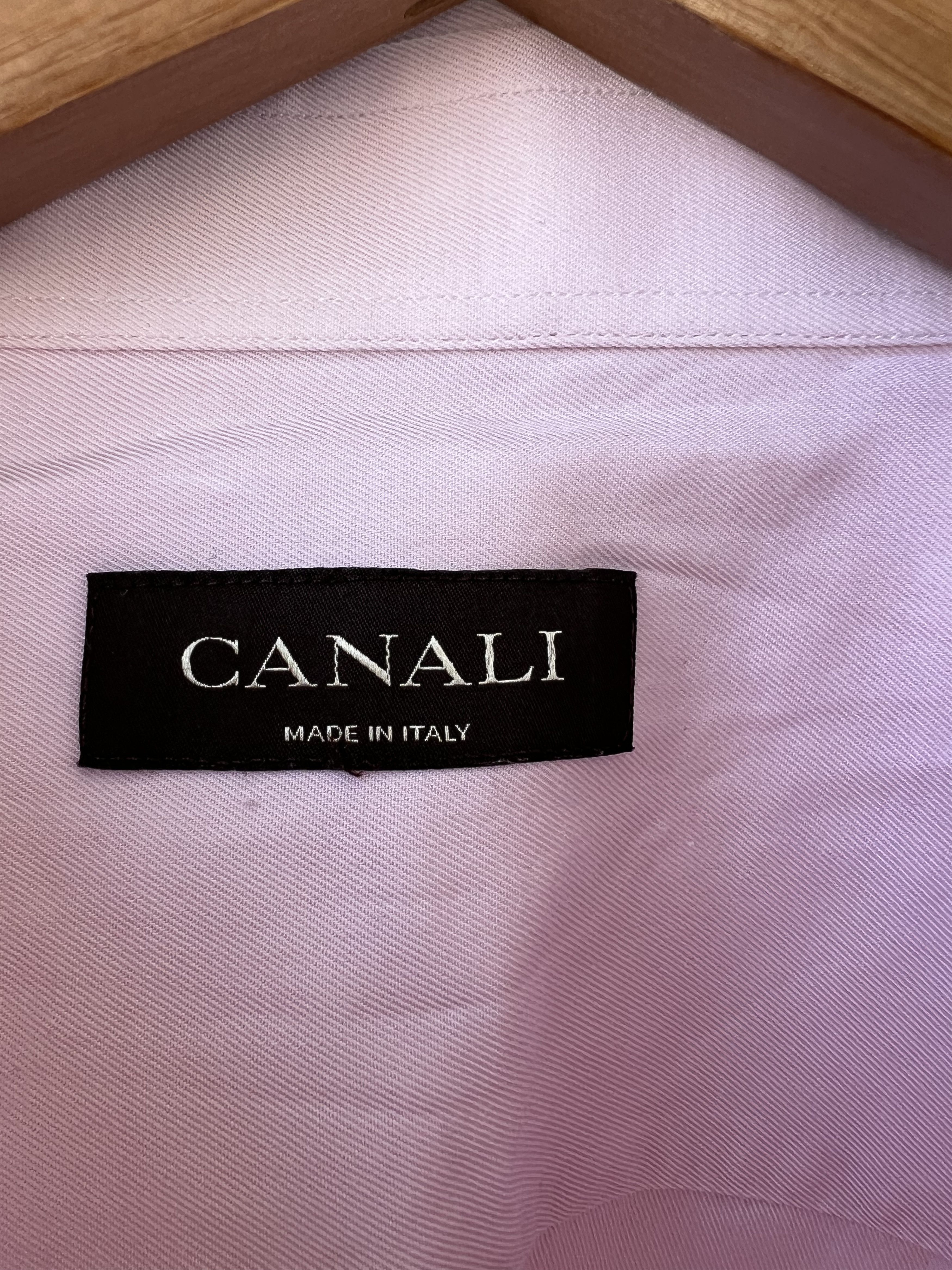 Canali Canali Shirt pink 18,5 Size US XL / EU 56 / 4 - 2 Thumbnail