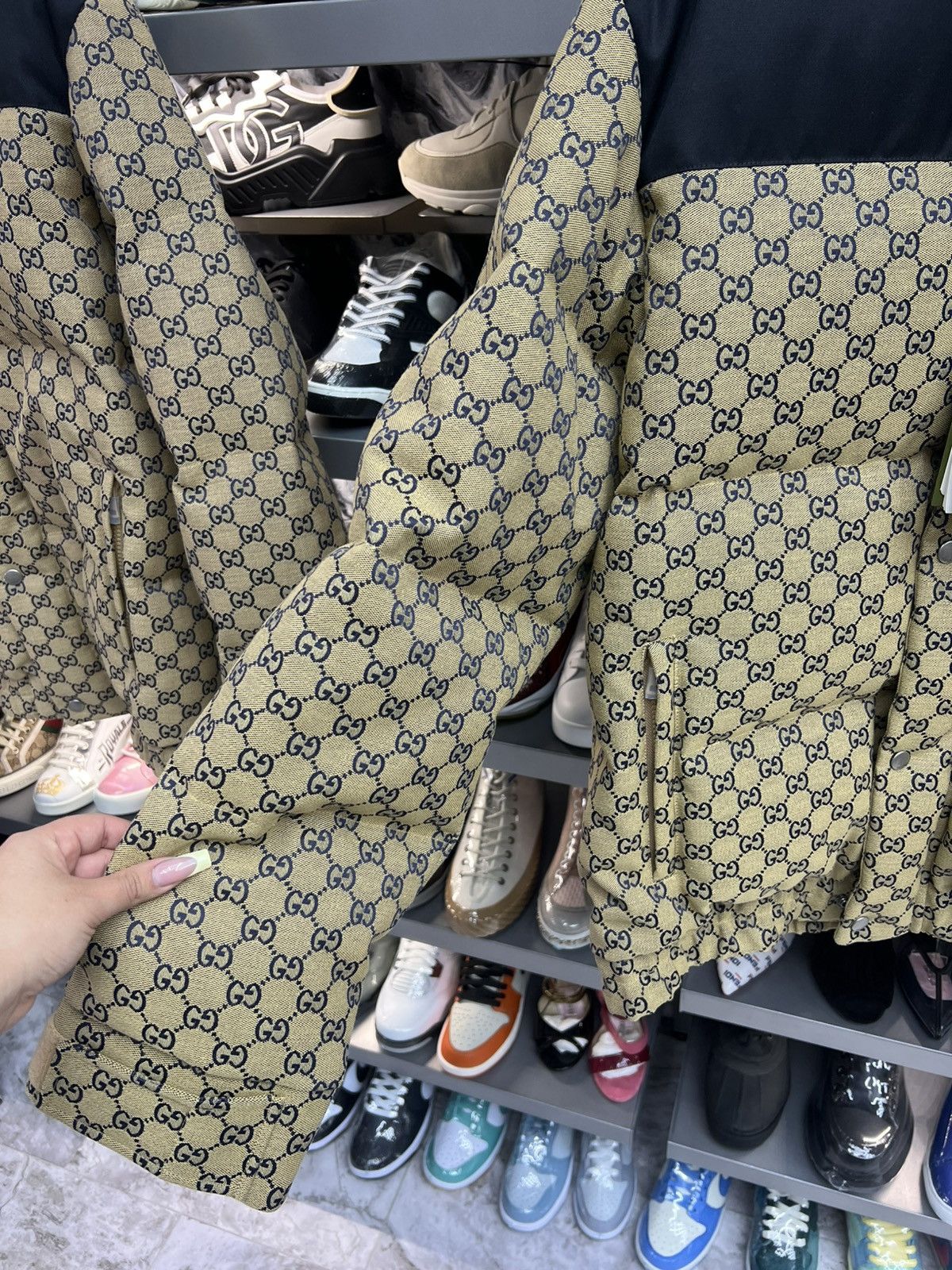 Gucci Gucci GG Canvas Puffer Jacket Size US XL / EU 56 / 4 - 4 Thumbnail