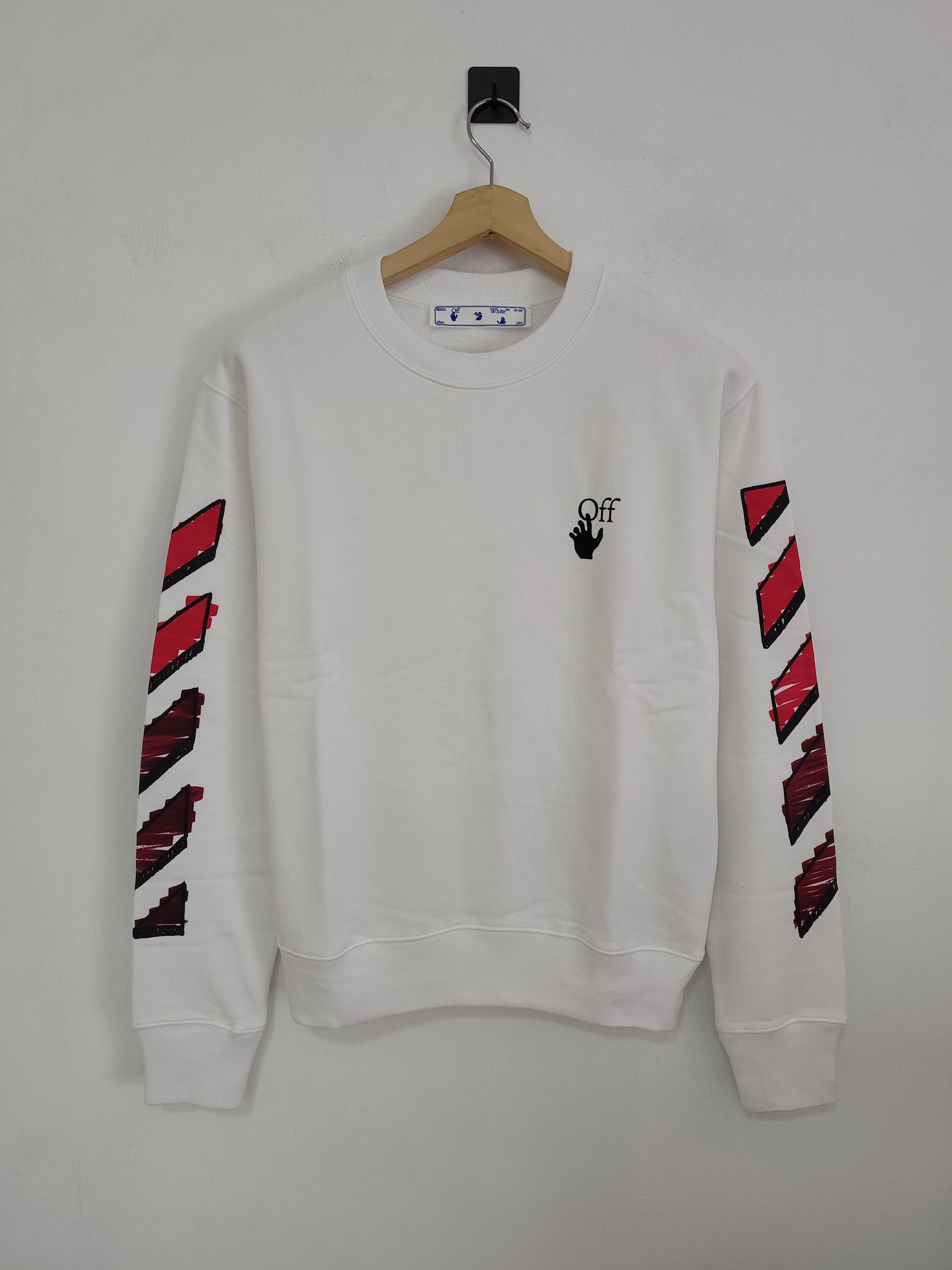 Off-White Off-White "Marker Arrows Crewneck" Size US M / EU 48-50 / 2 - 1 Thumbnail