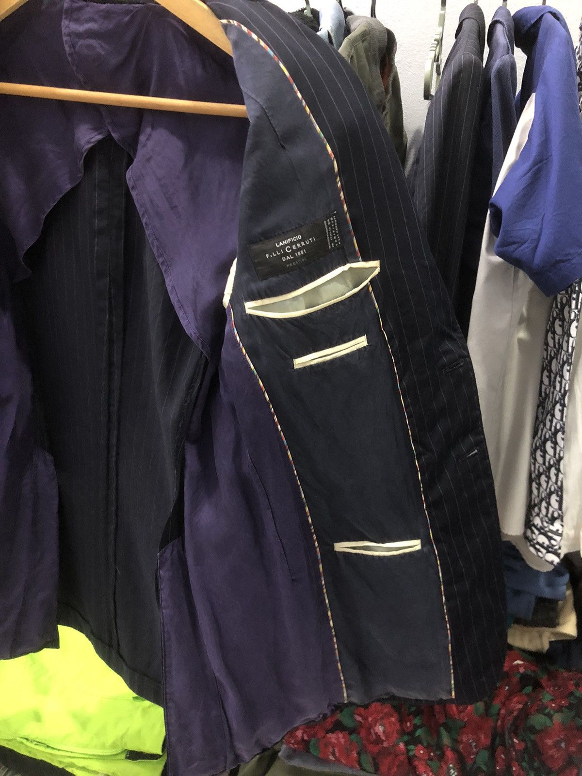 Cerruti 1881 × Paul Smith Paul Smith x Cerruti 1881 stripe blazer single breasted Size 38R - 8 Thumbnail
