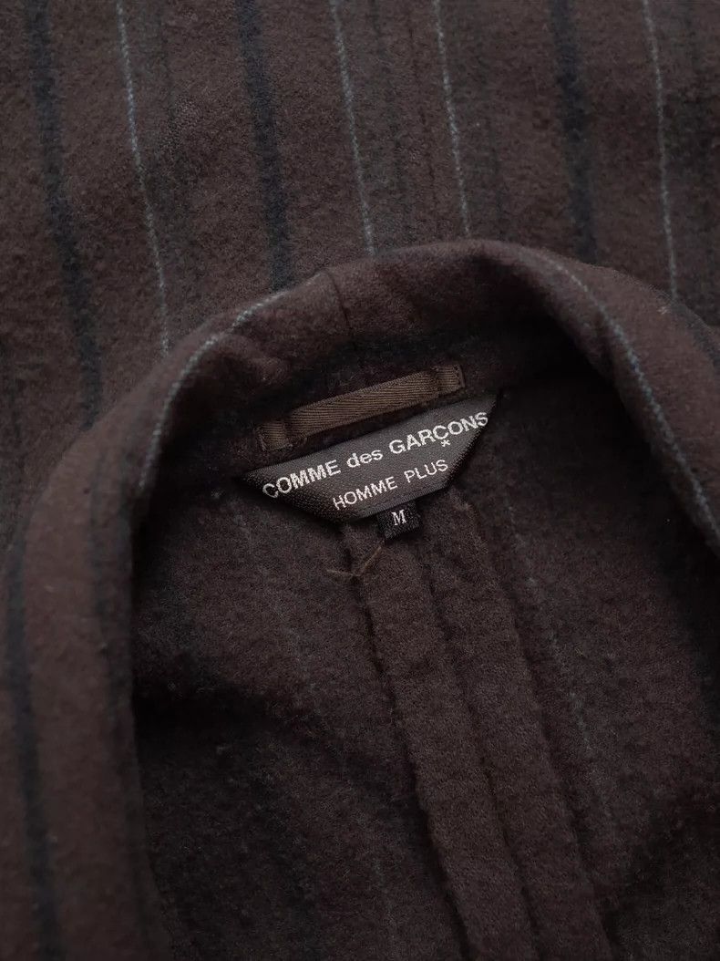 Comme des Garcons COMME des Garcons HOMME PLUS 2002AW fleece brown striped sc Size US M / EU 48-50 / 2 - 7 Thumbnail