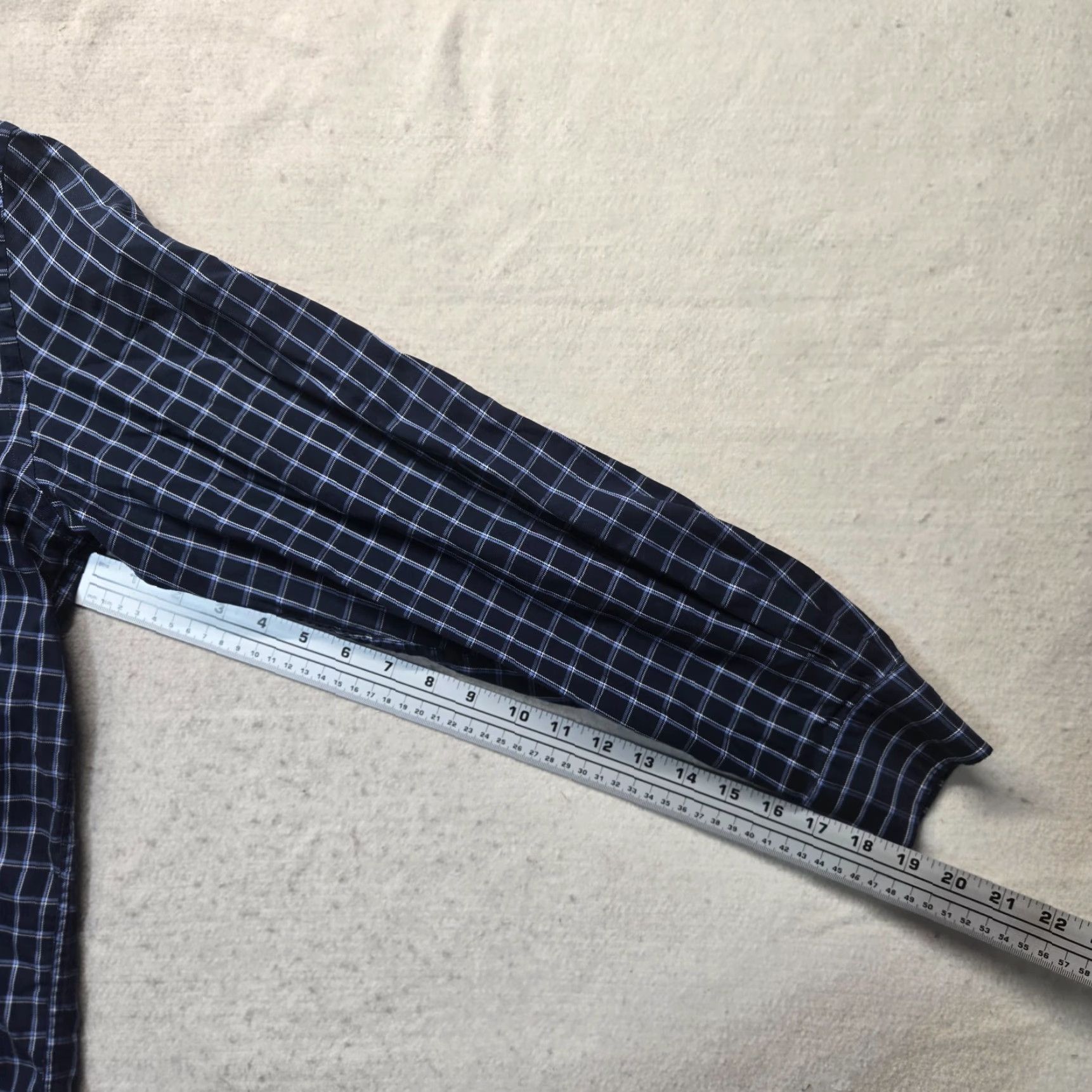Lands' End Lands' End Black Check Long Sleeve Button Up Shirt Adult Men's Size M Medium Size US M / EU 48-50 / 2 - 5 Thumbnail