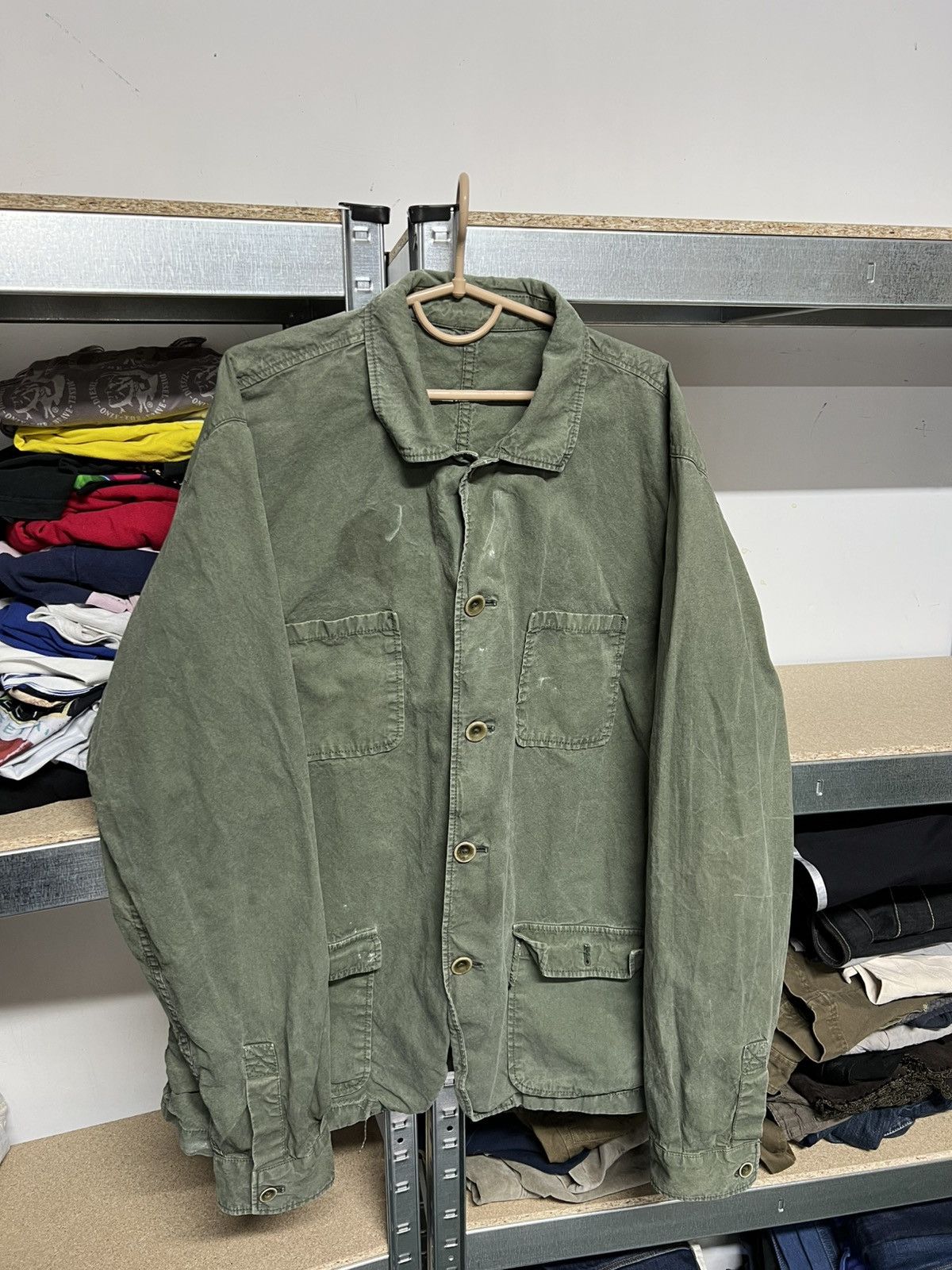 Japanese Brand Vintage Multi Pocket Military Shirt Size L Size US L / EU 52-54 / 3 - 8 Thumbnail