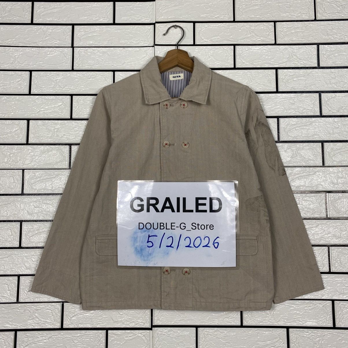 Issey Miyake 📌Vintage Chore Work Jacket Gita Duck Canvas Size US M / EU 48-50 / 2 - 1 Thumbnail