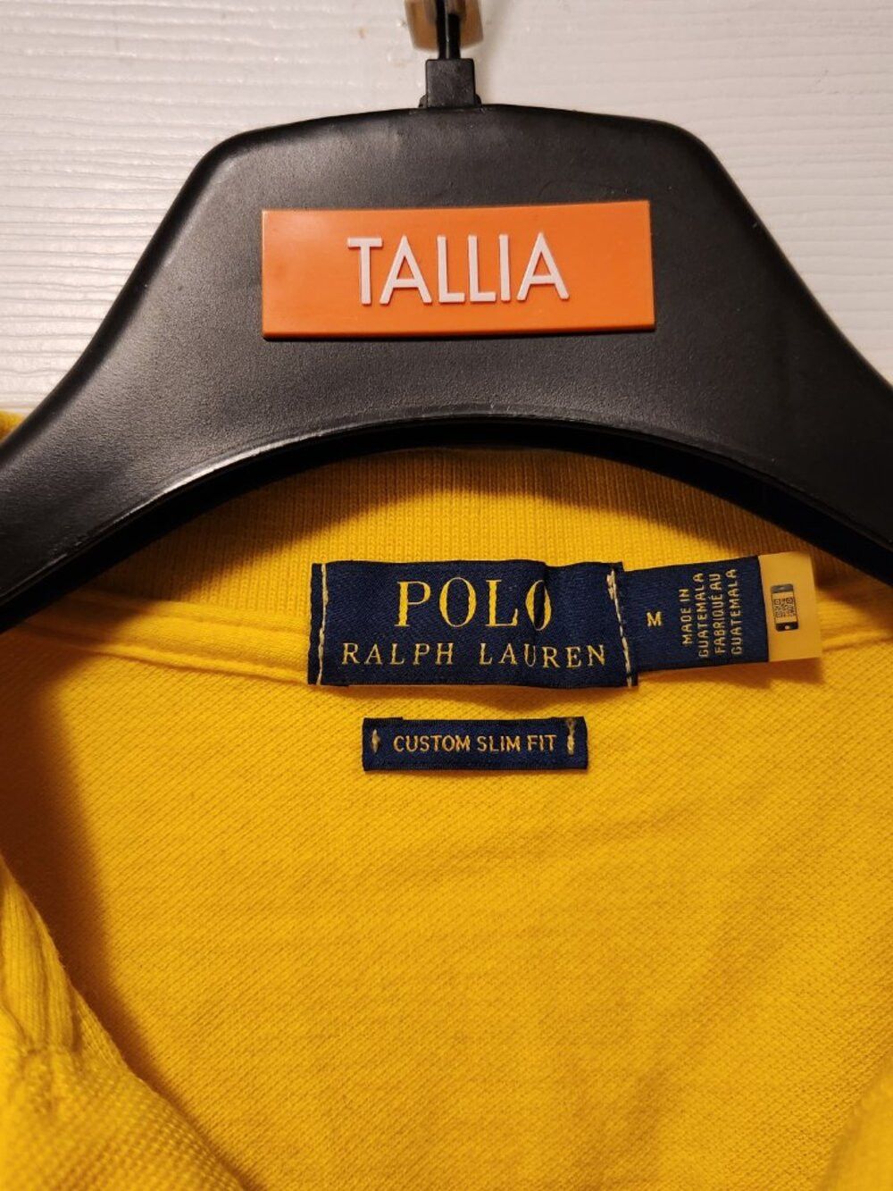 Polo Ralph Lauren polo Ralph Lauren men's yellow 100%cotton polo shirt M Size US M / EU 48-50 / 2 - 2 Thumbnail
