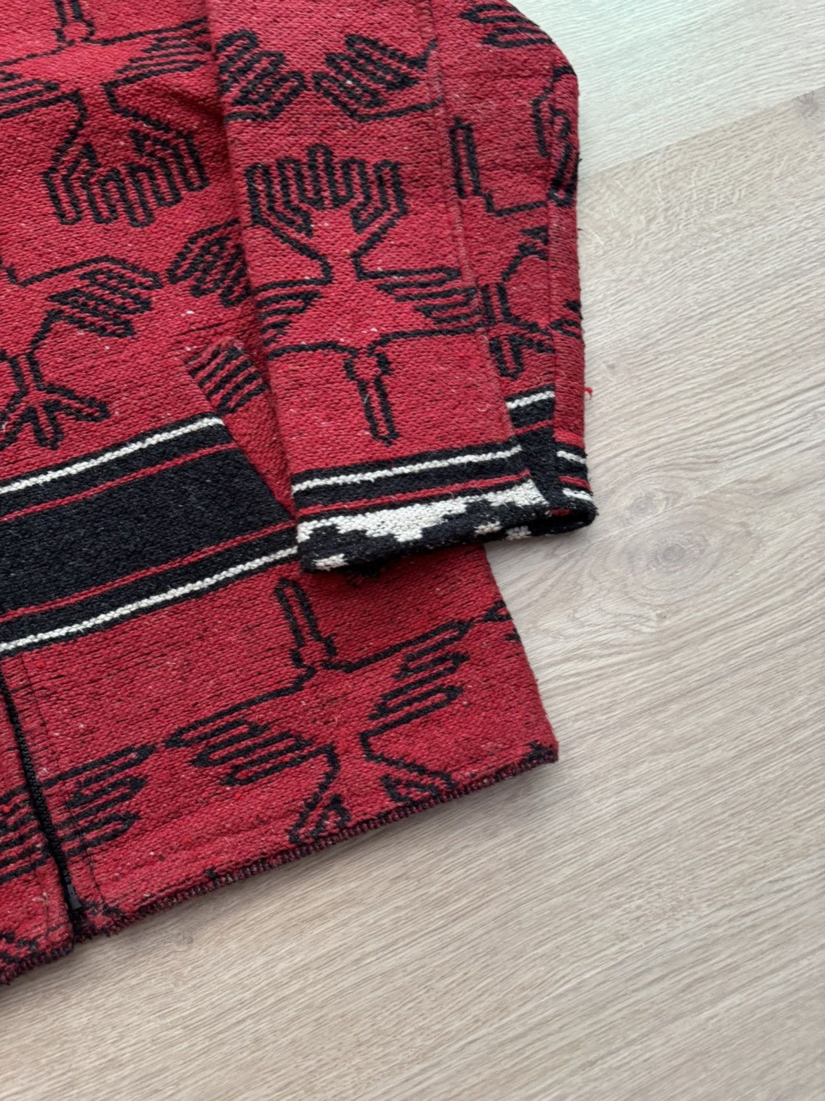 Mexicana Vintage 90-00’ Women’s Ecuador Hand Made Navajo Jacket Size L / US 10 / IT 46 - 4 Thumbnail
