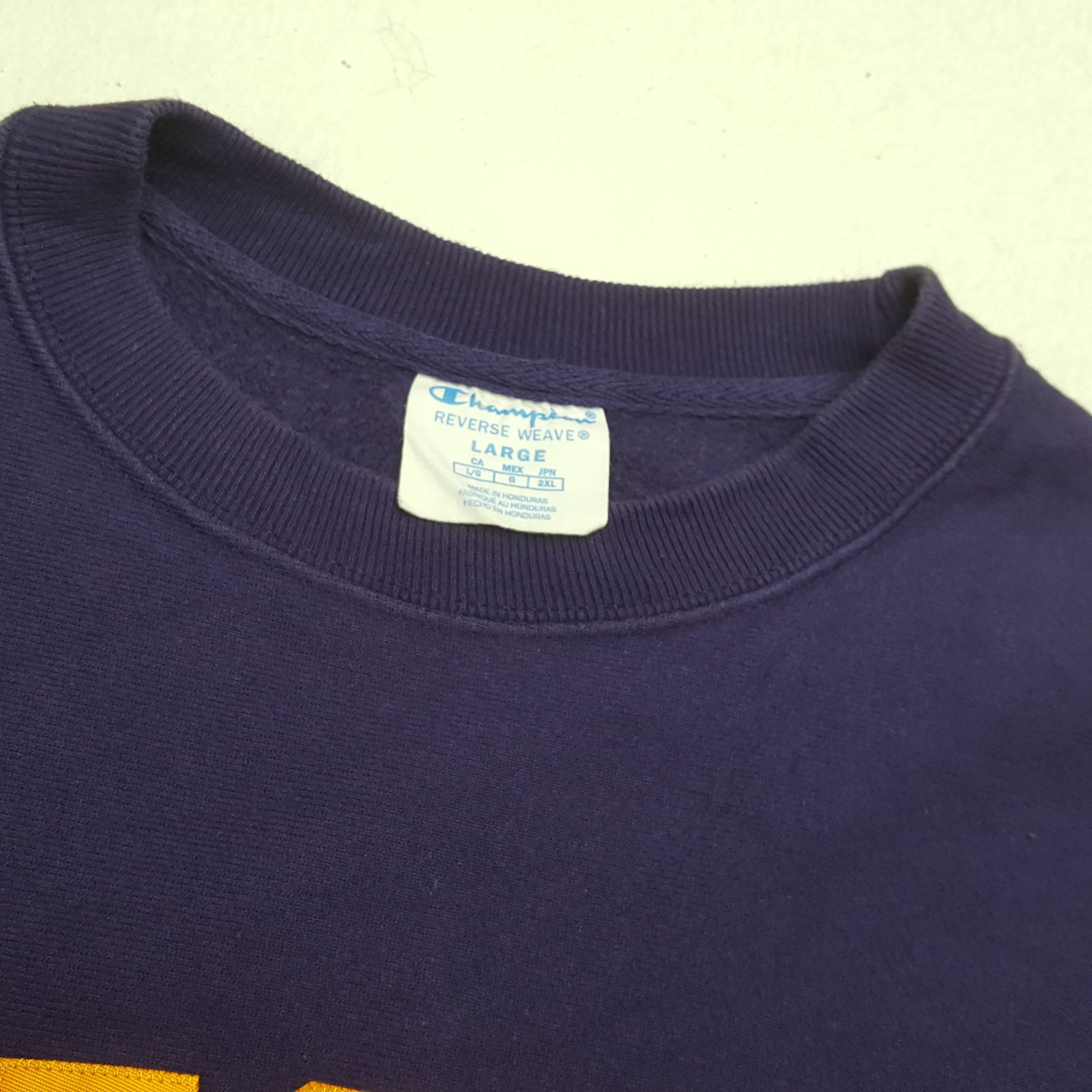 Champion × Vintage WCU Collage University Style CHAMPION Sweatshirt Size US L / EU 52-54 / 3 - 9 Thumbnail